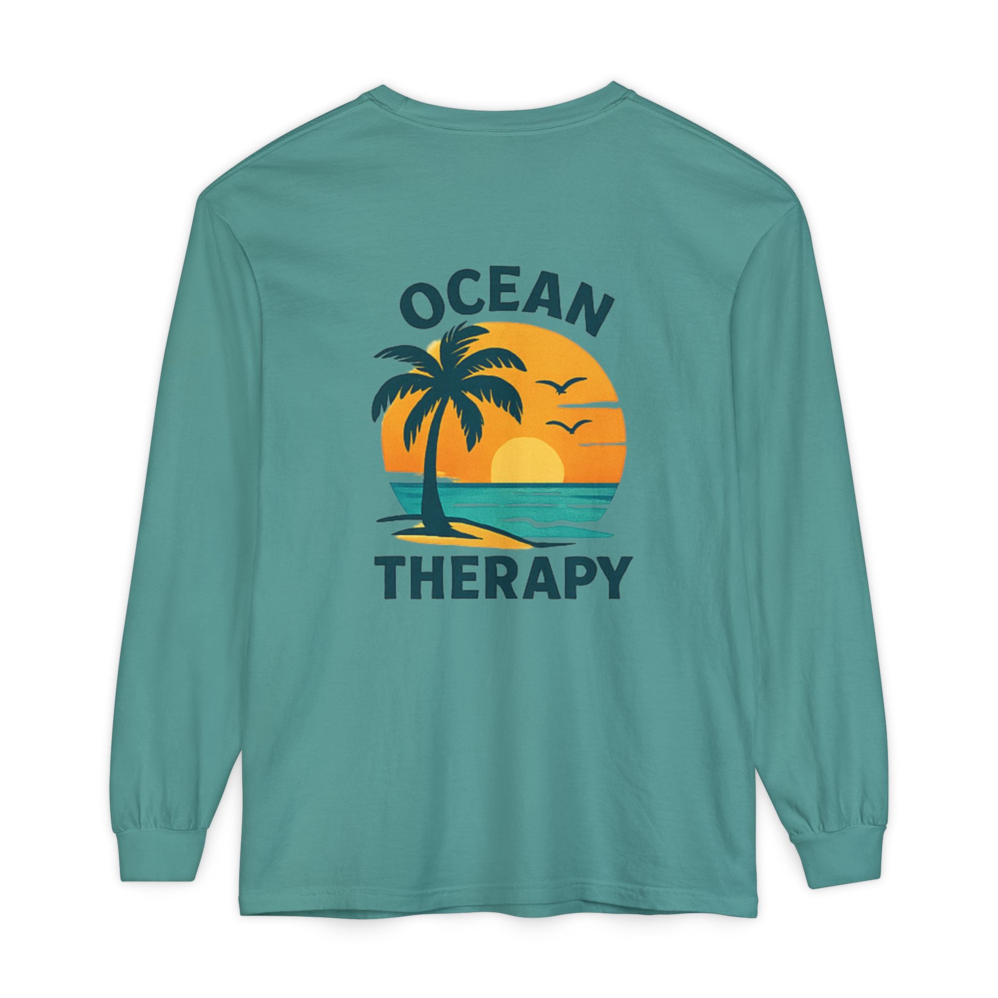 Ocean Therapy Long Sleeve Tee - Sand & Sea