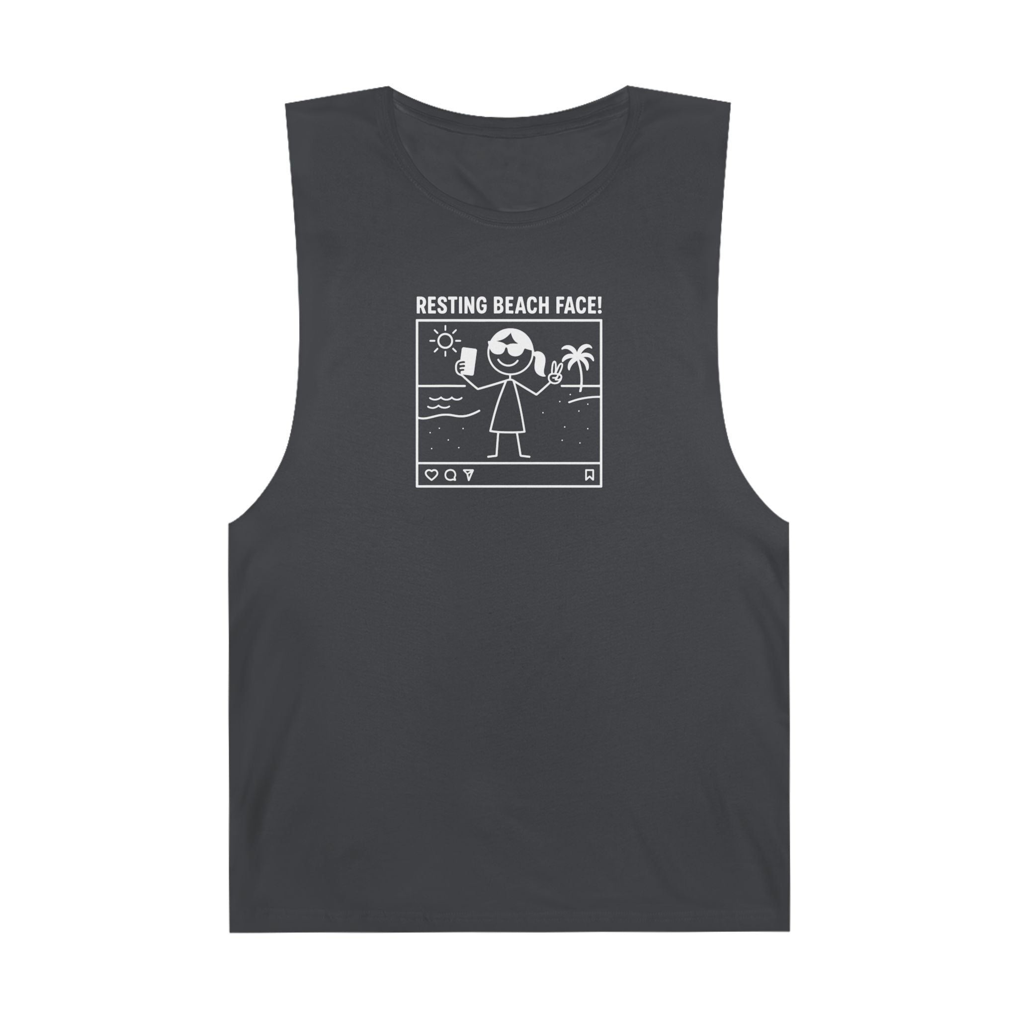 Resting Beach Face! Chill Tank - Selfie Girl