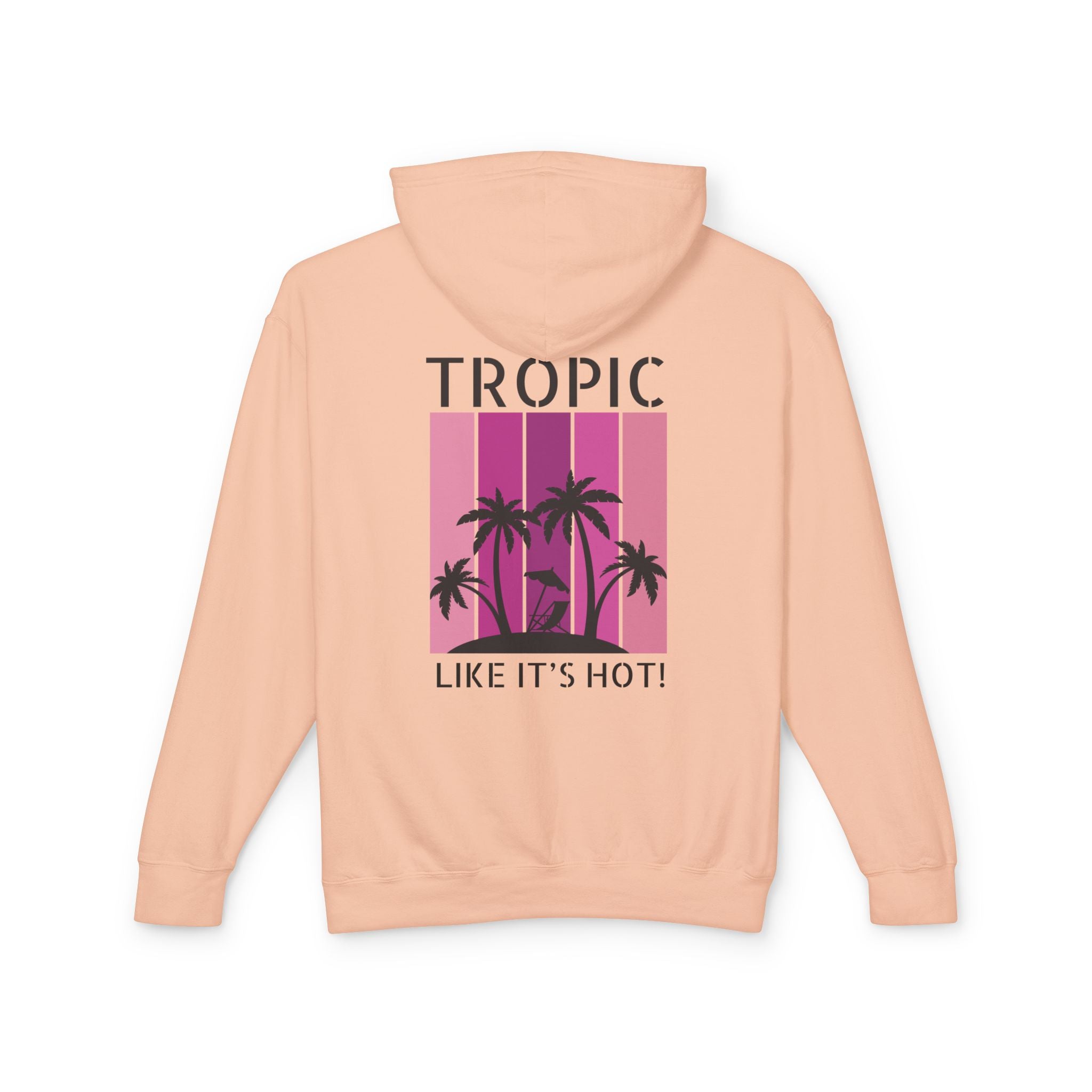 Tropic Panels Hoodie - Hot Summer Pink