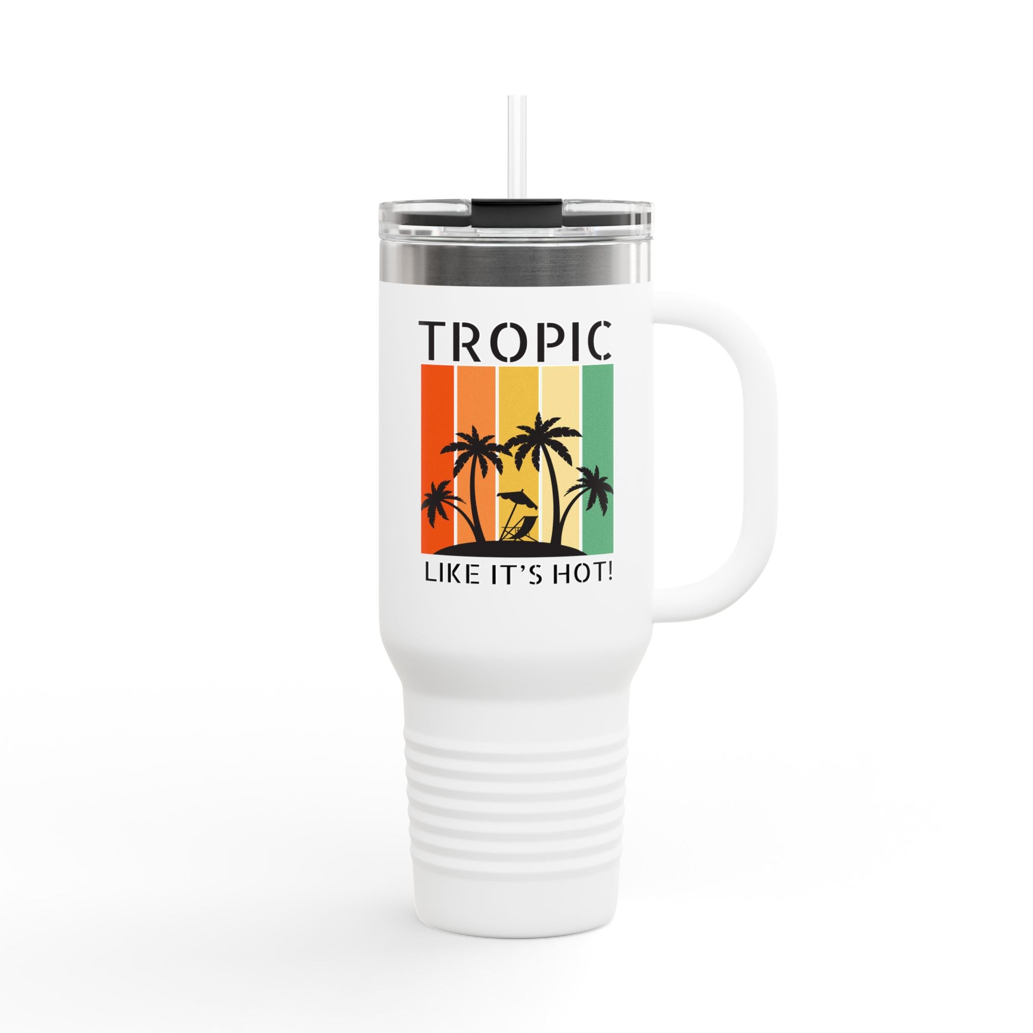 Tropic Panels Tumbler - Rainbow Sunset