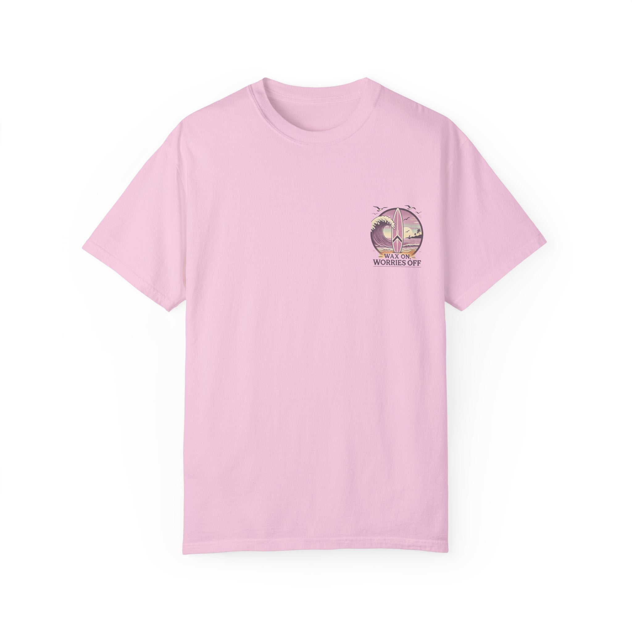 Wave Crest 'Wax On' Relaxed Tee - Clamshell Pink