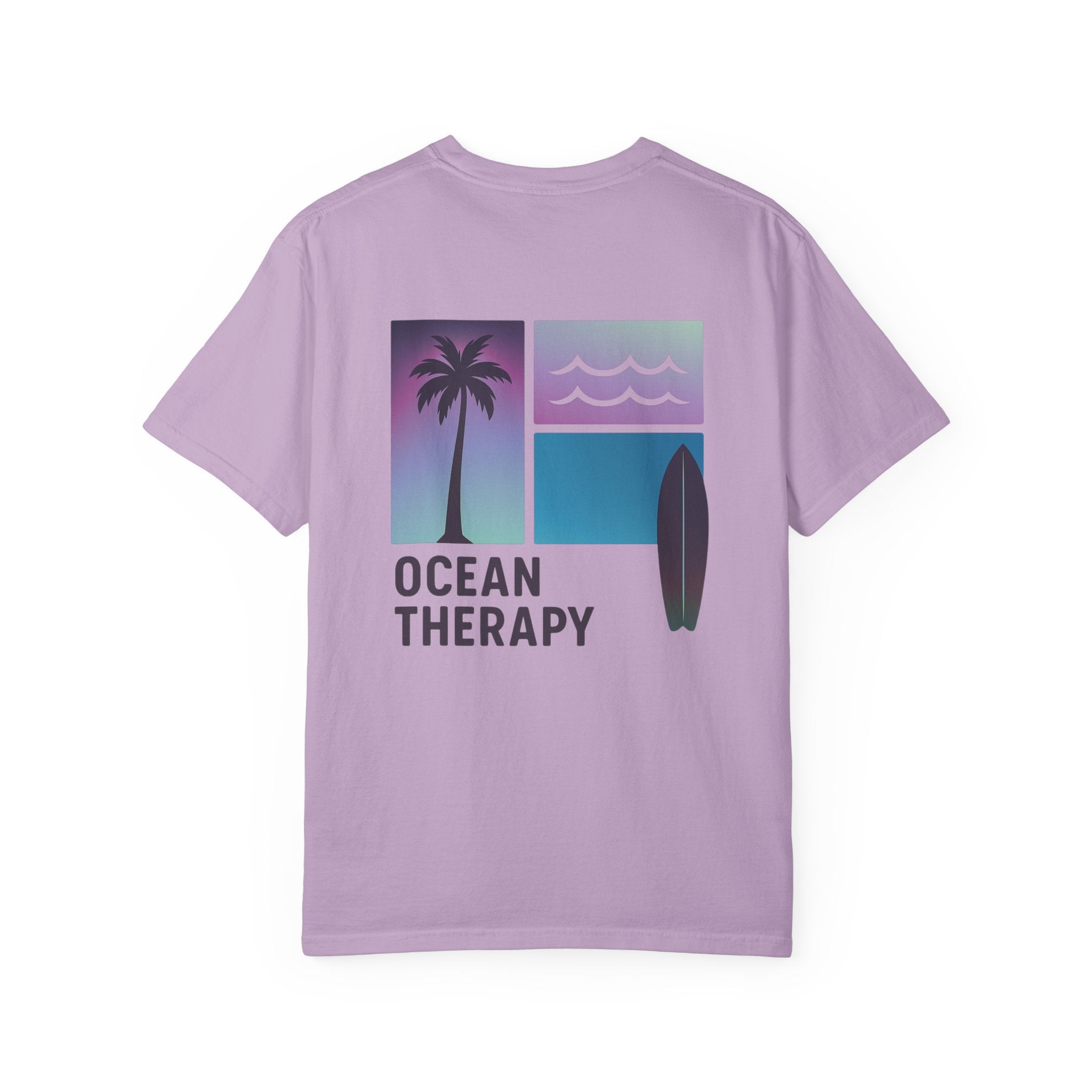 Ocean Therapy Relaxed Tee - Beach Block Purple