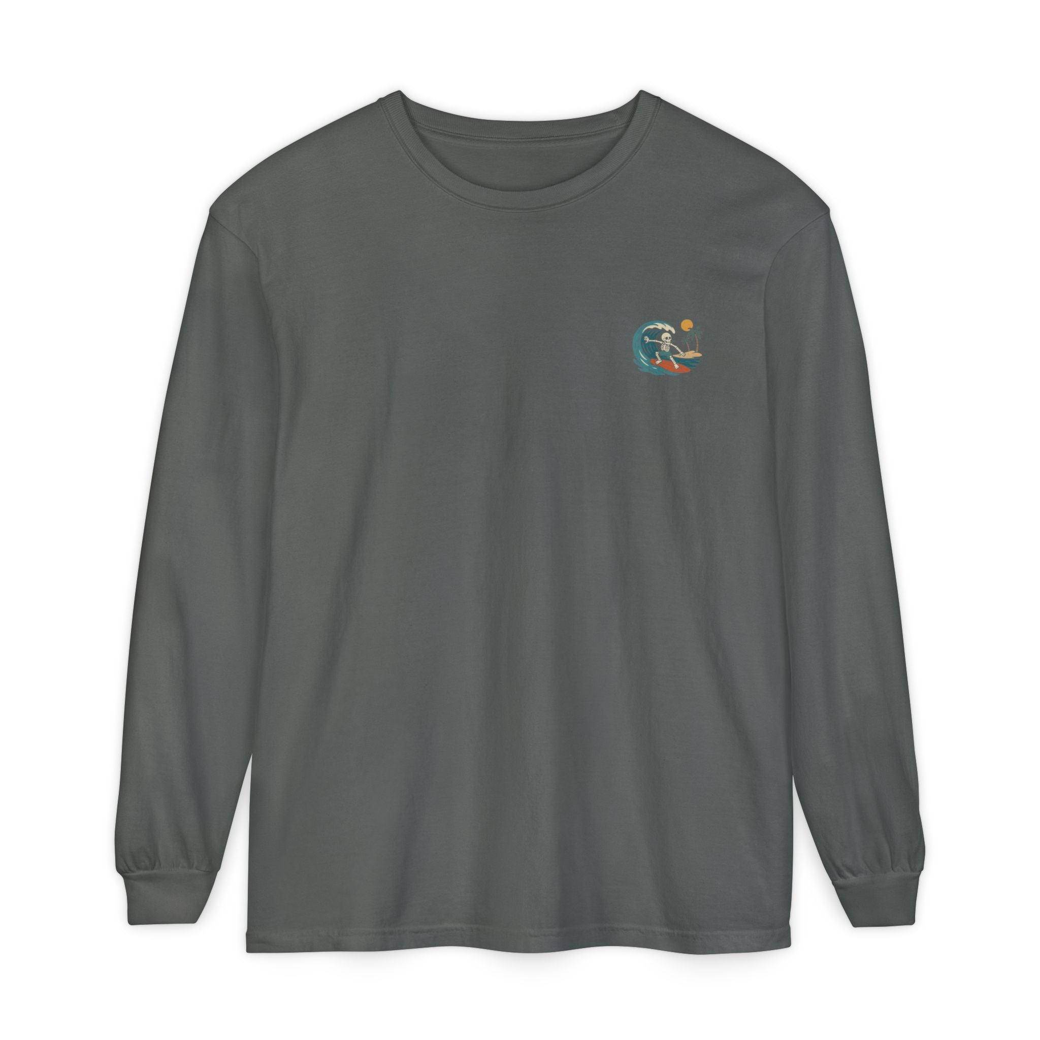 Skully 'Let's Boogie!' Long Sleeve Tee - Pocket Only