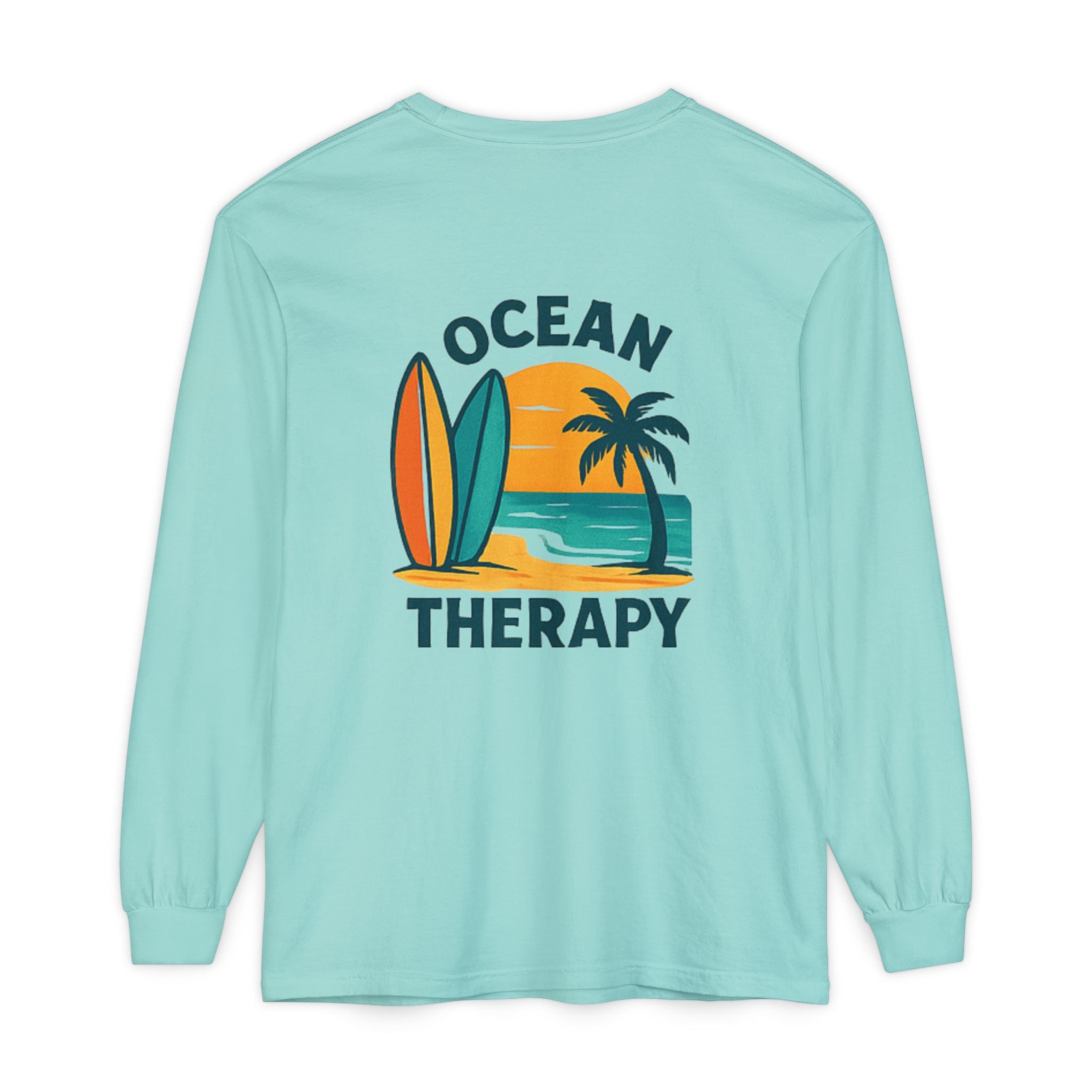 Ocean Therapy Long Sleeve Tee - Boards Up