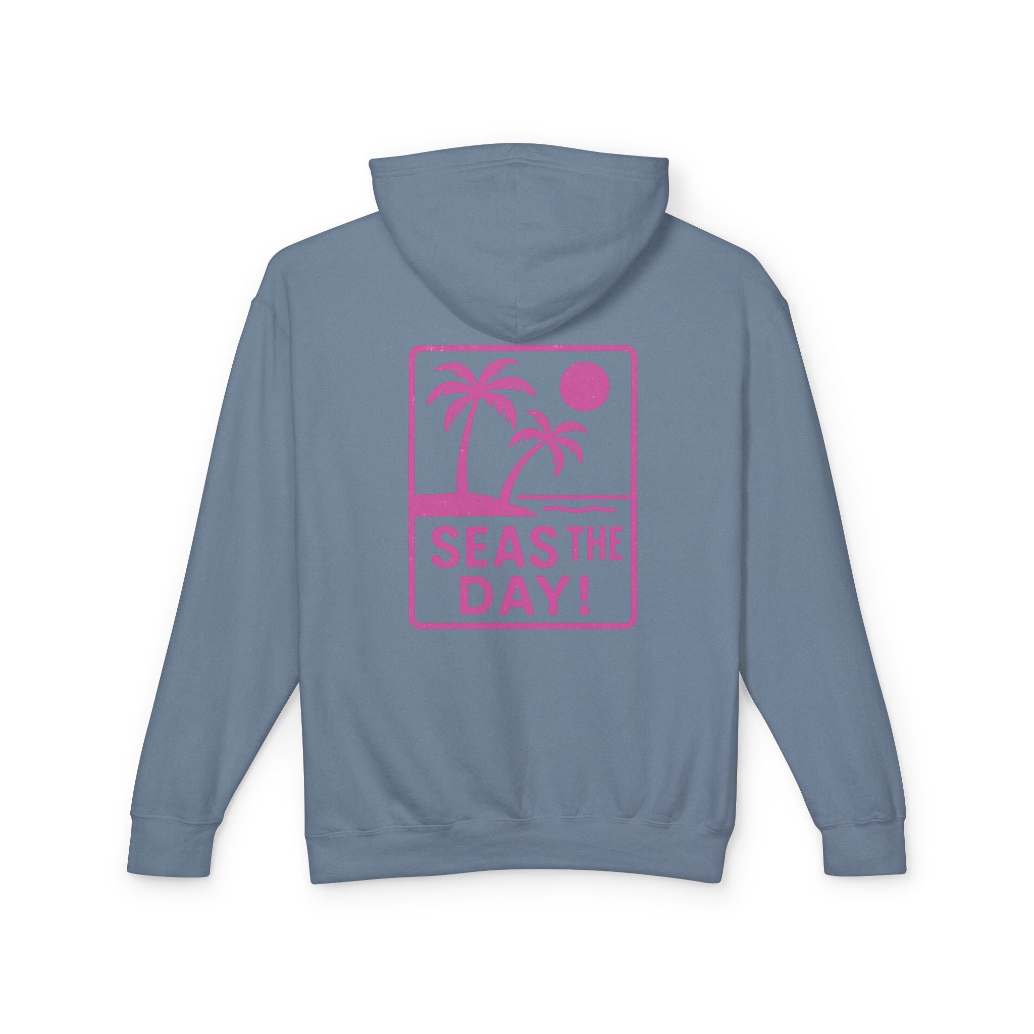 Tropic Beach 'Seas the Day' Hoodie - Hot Summer Pink