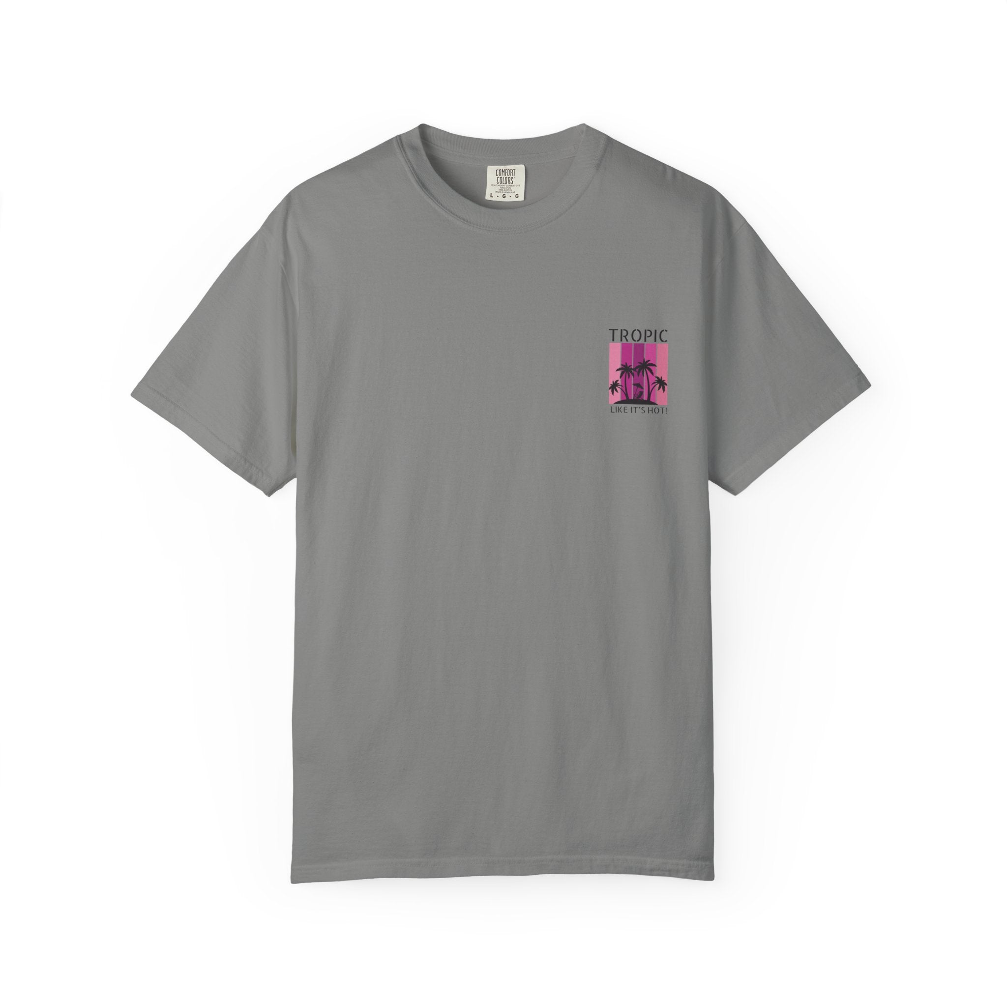 Tropic Panels Relaxed Tee - Hot Summer Pink