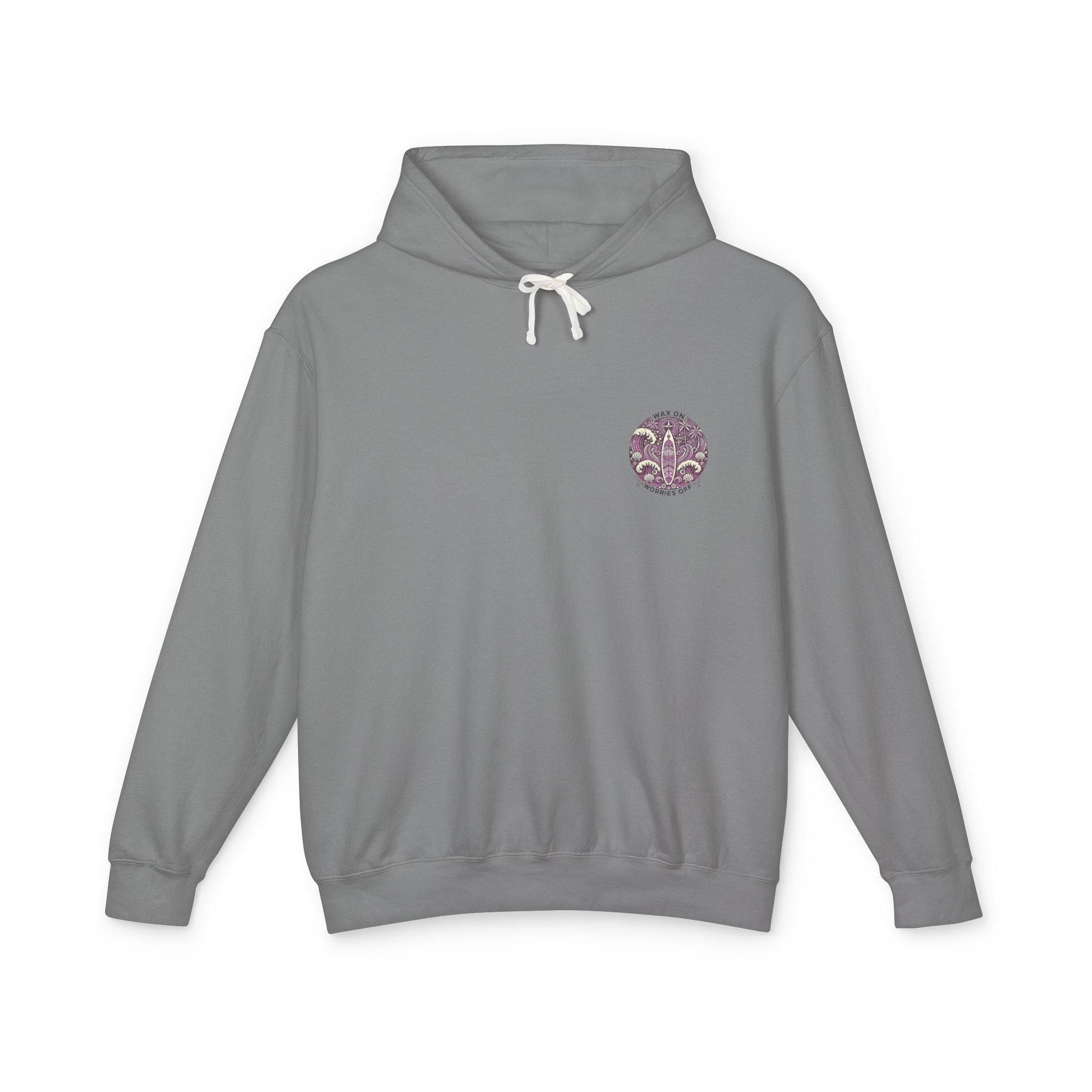 Vintage 'Wax On' Hoodie - Clamshell Pink