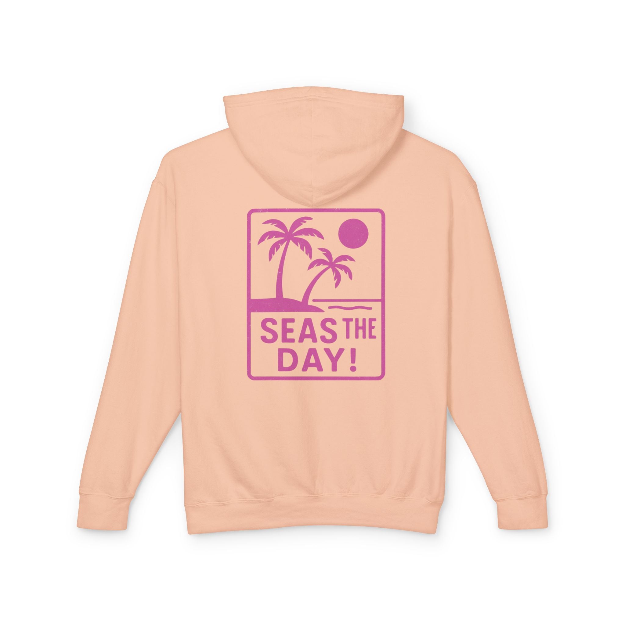 Tropic Beach 'Seas the Day' Hoodie - Hot Summer Pink