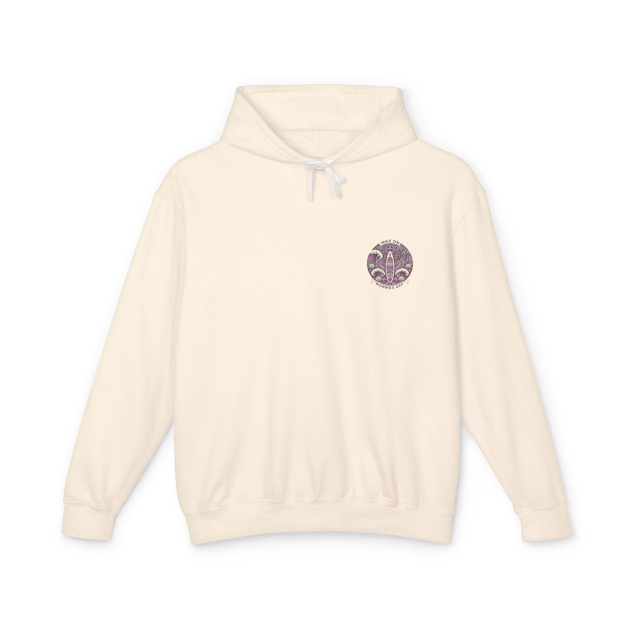 Vintage 'Wax On' Hoodie - Clamshell Pink