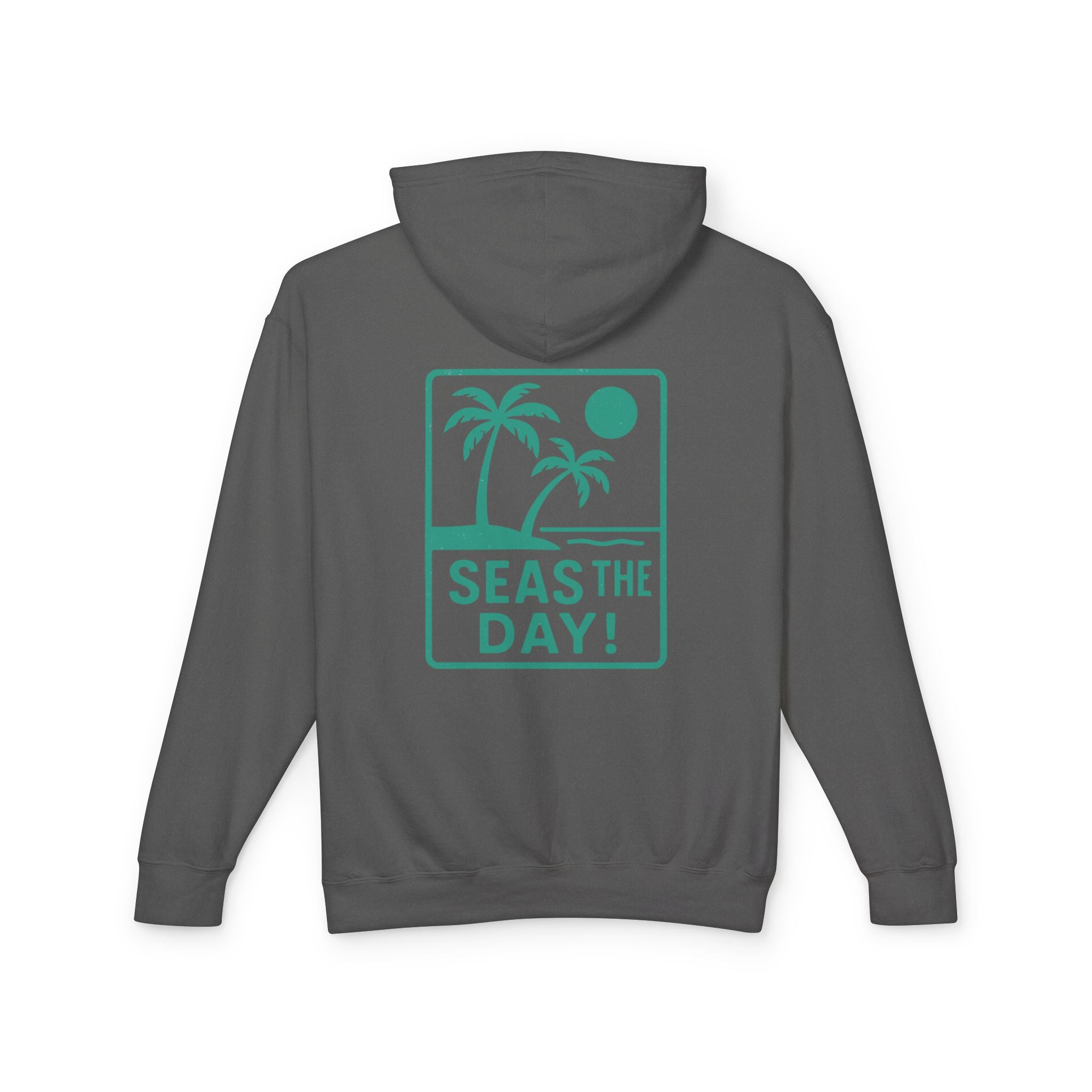 Tropic Beach 'Seas the Day' Hoodie - Seafoam Green
