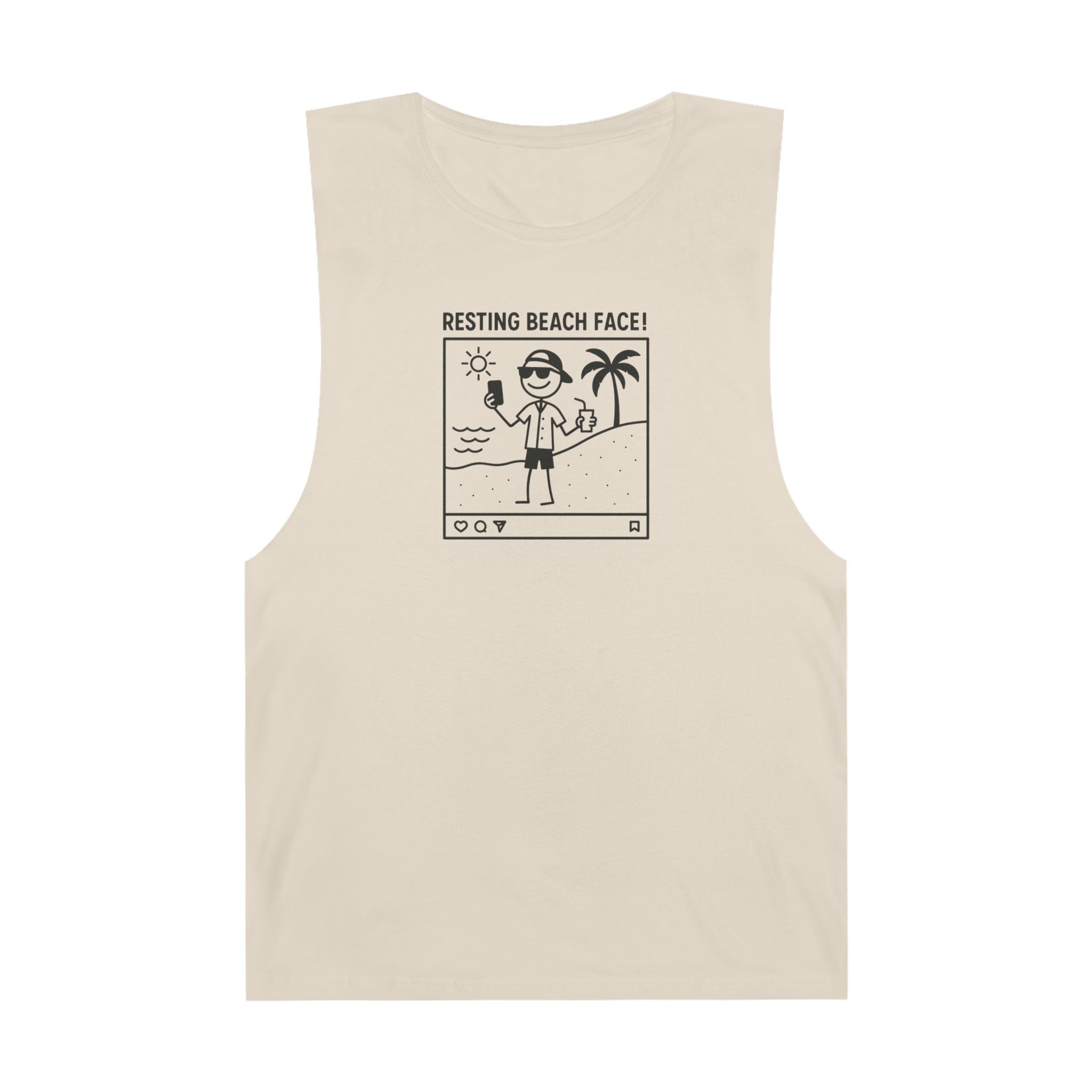 Resting Beach Face! Chill Tank - Selfie Guy