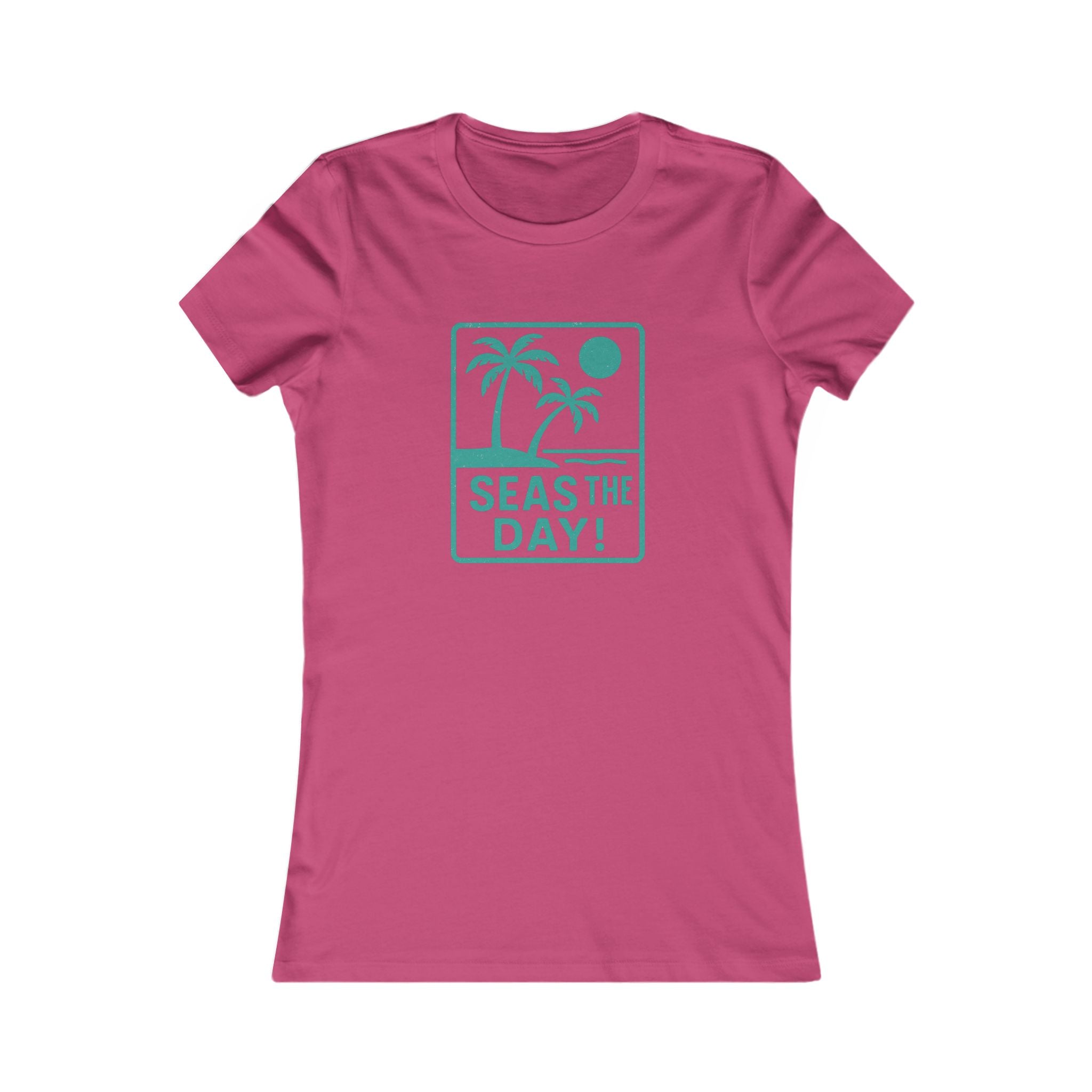 Tropic Beach 'Seas the Day' Favorite Tee - Seafoam Green
