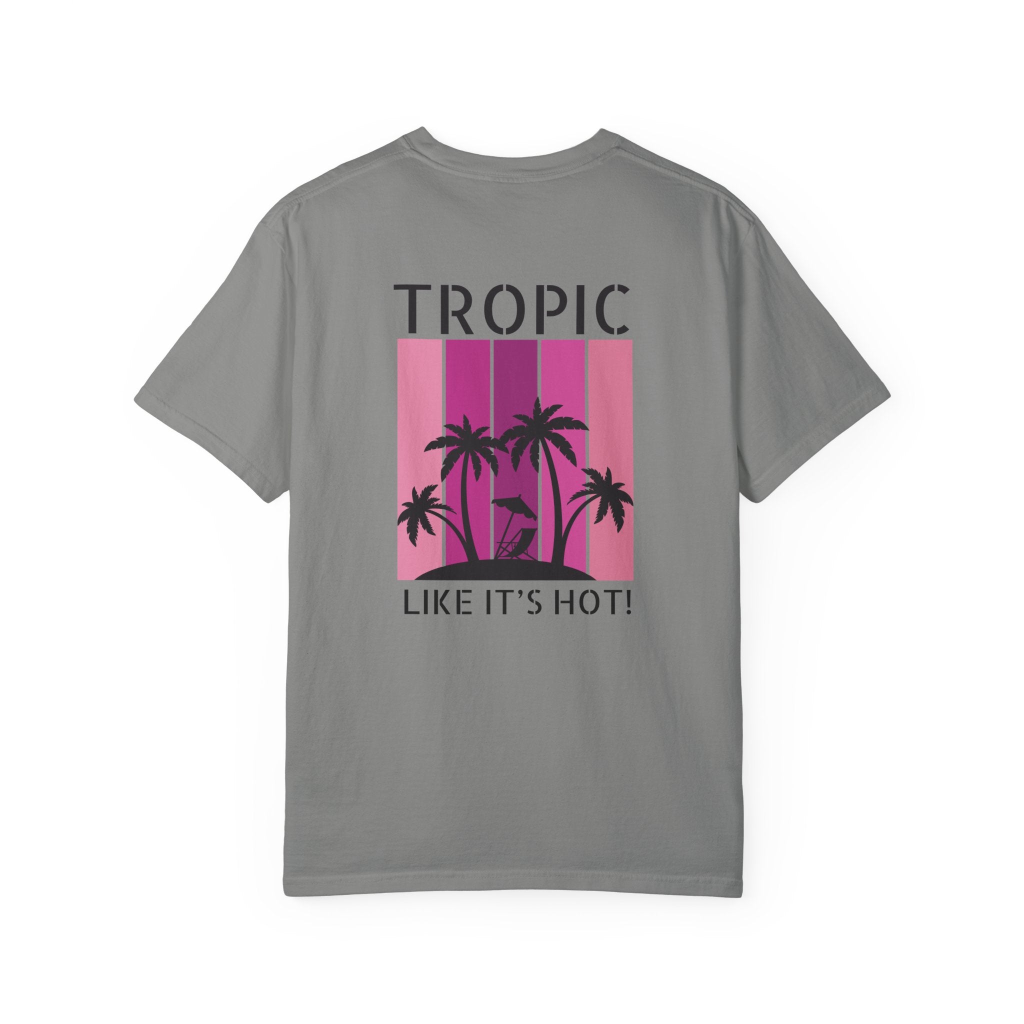 Tropic Panels Relaxed Tee - Hot Summer Pink