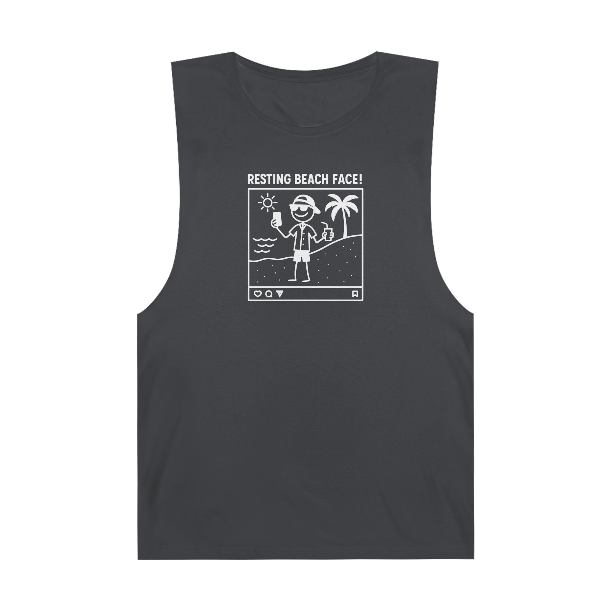 Resting Beach Face! Chill Tank - Selfie Guy