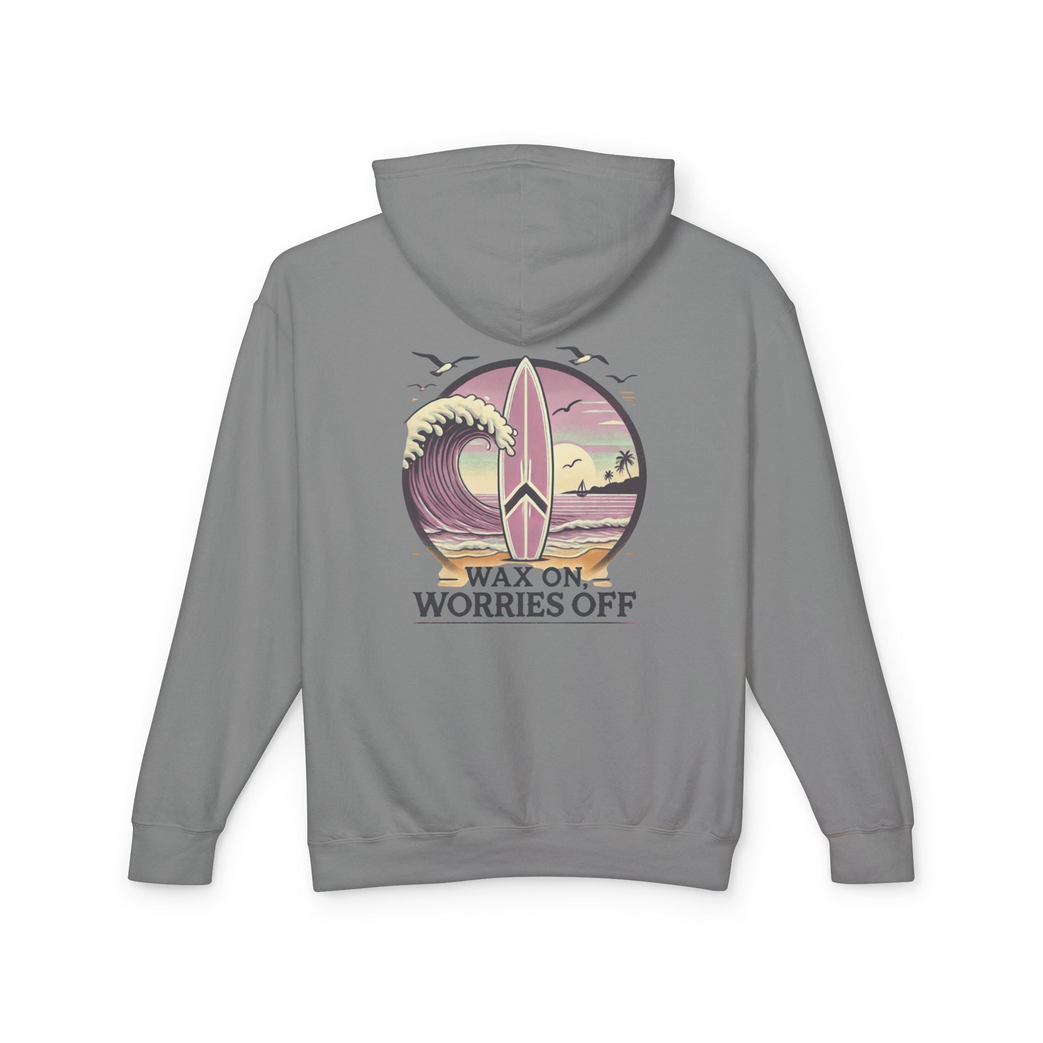 Wave Crest 'Wax On' Hoodie - Clamshell Pink