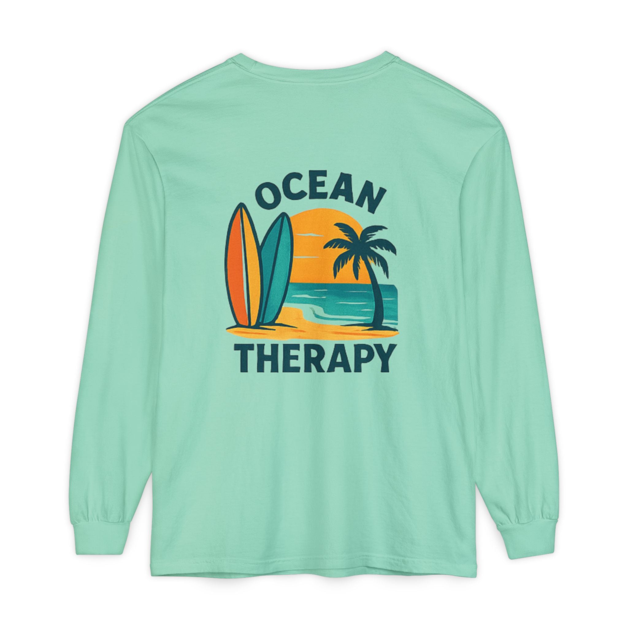Ocean Therapy Long Sleeve Tee - Boards Up