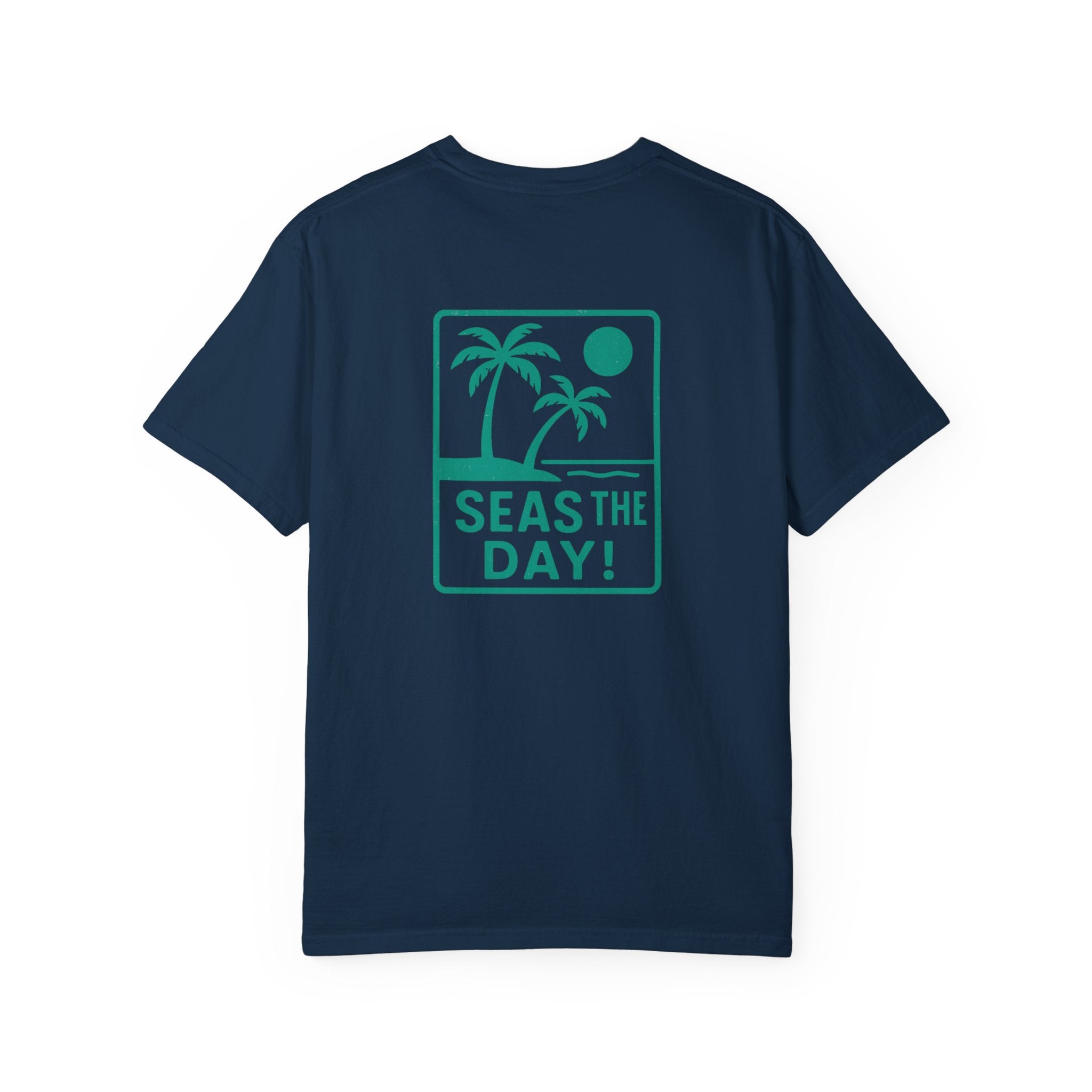 Tropic Beach 'Seas the Day' Relaxed Tee - Seafoam Green