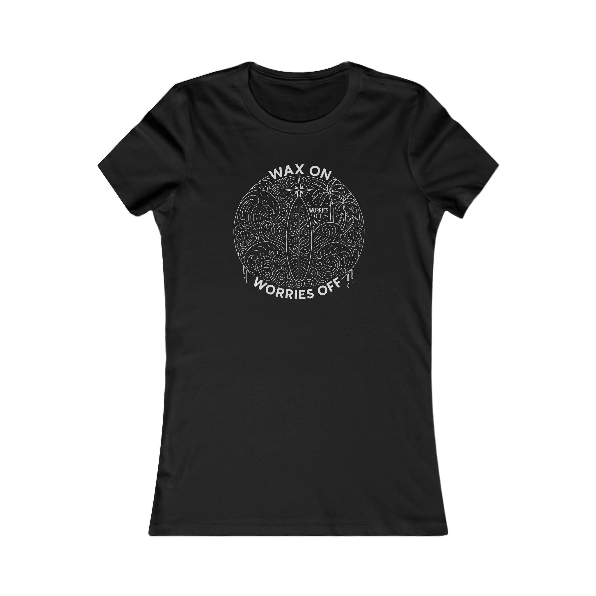 Vintage 'Wax On' Favorite Tee - Pencil White