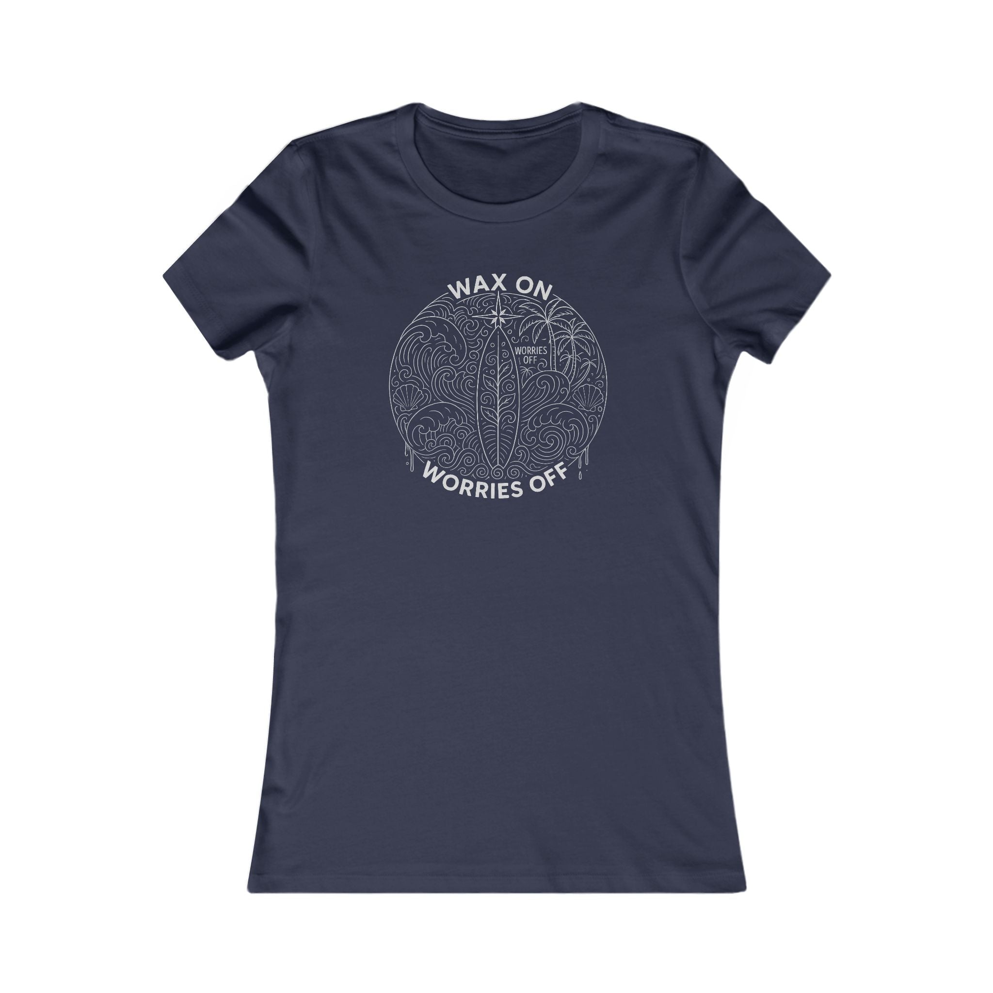 Vintage 'Wax On' Favorite Tee - Pencil White