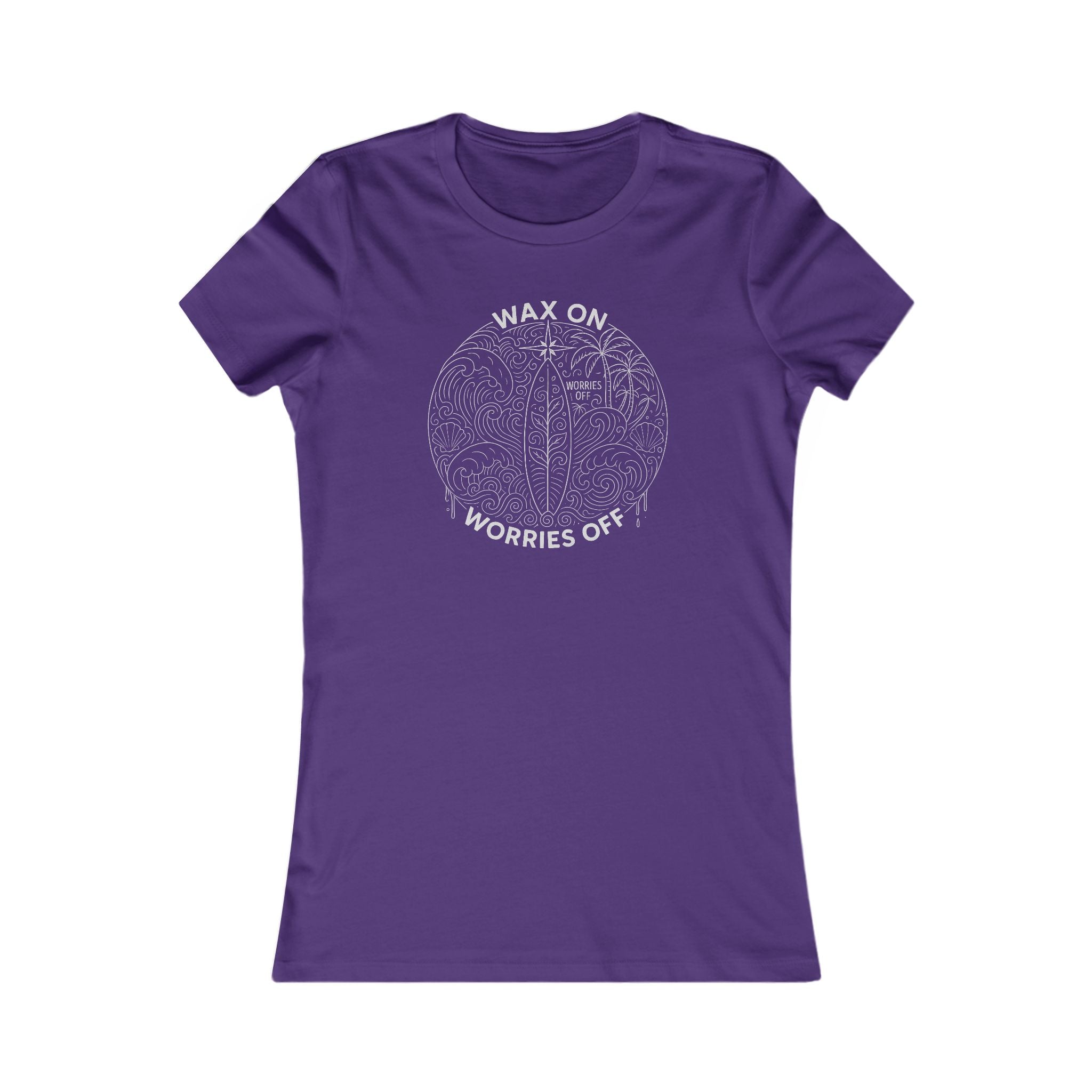 Vintage 'Wax On' Favorite Tee - Pencil White