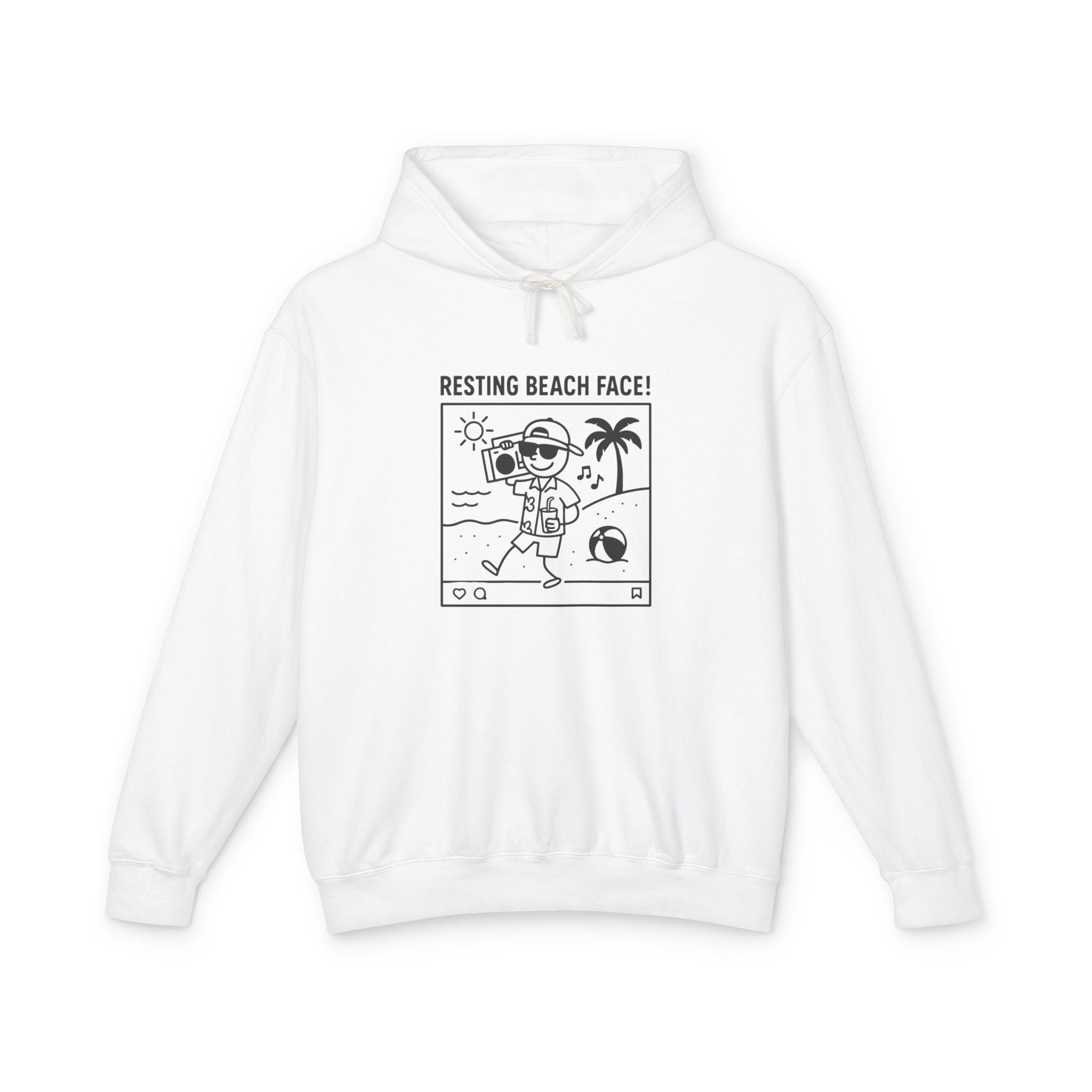 Resting Beach Face! Hoodie - Boombox