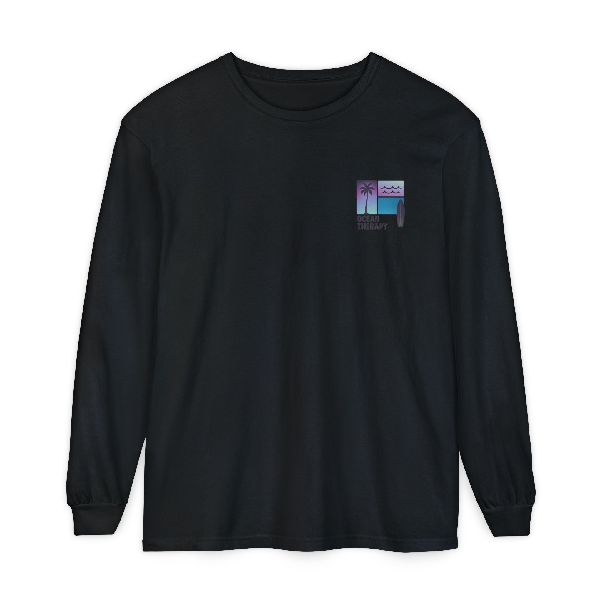 Ocean Therapy Long Sleeve Tee - Beach Block Purple