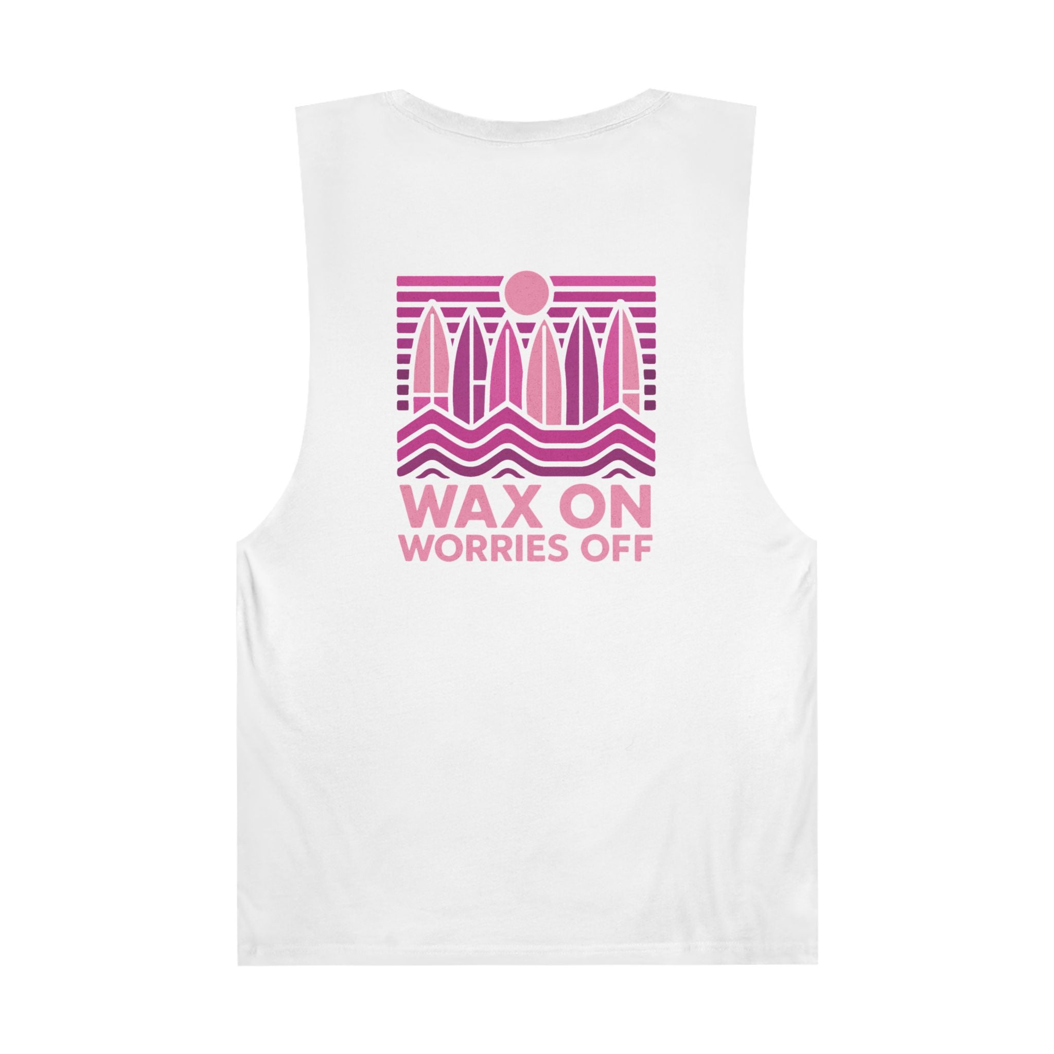 Boards Up 'Wax On' Chill Tank - Hot Summer Pink