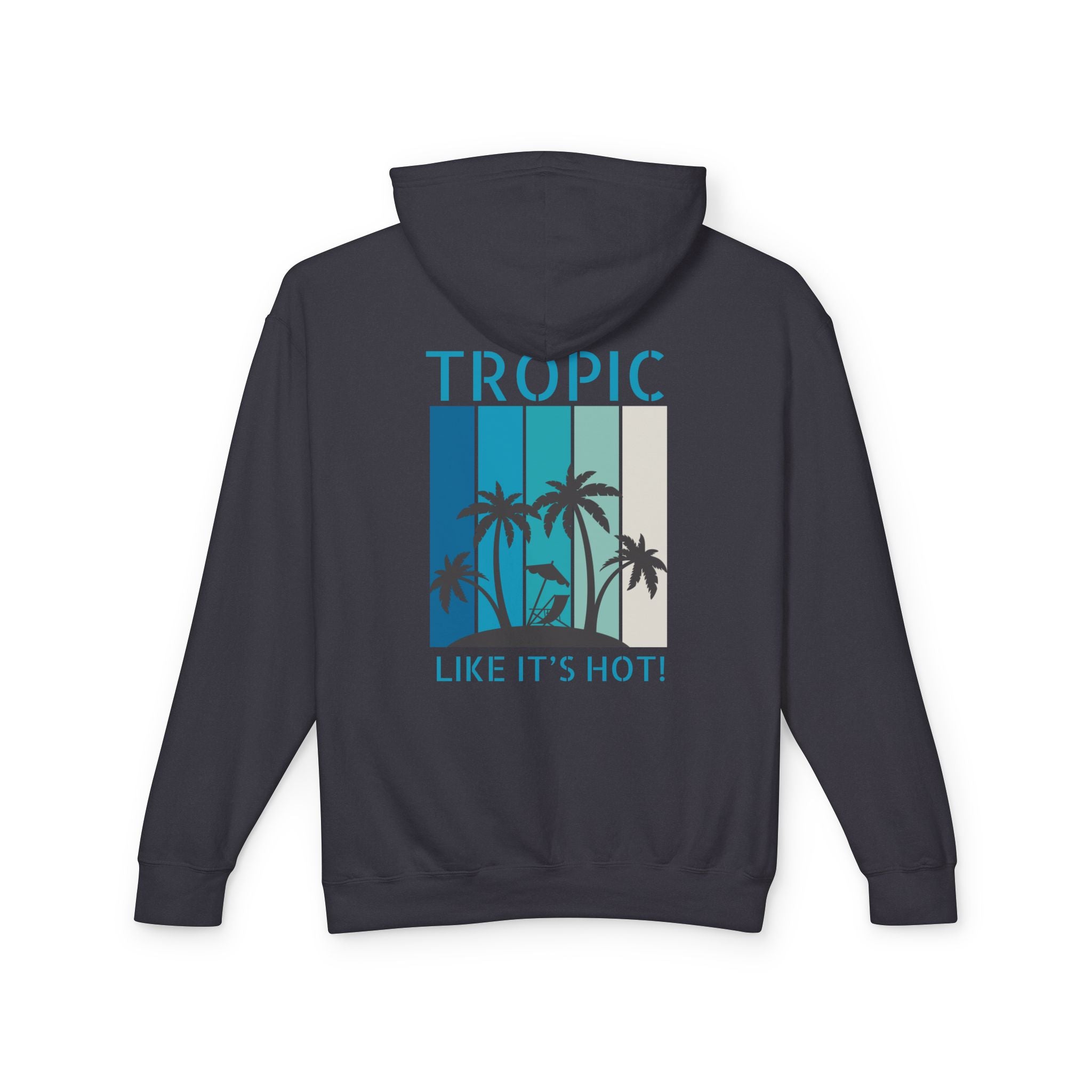 Tropic Panels Hoodie - Big Blue Sky