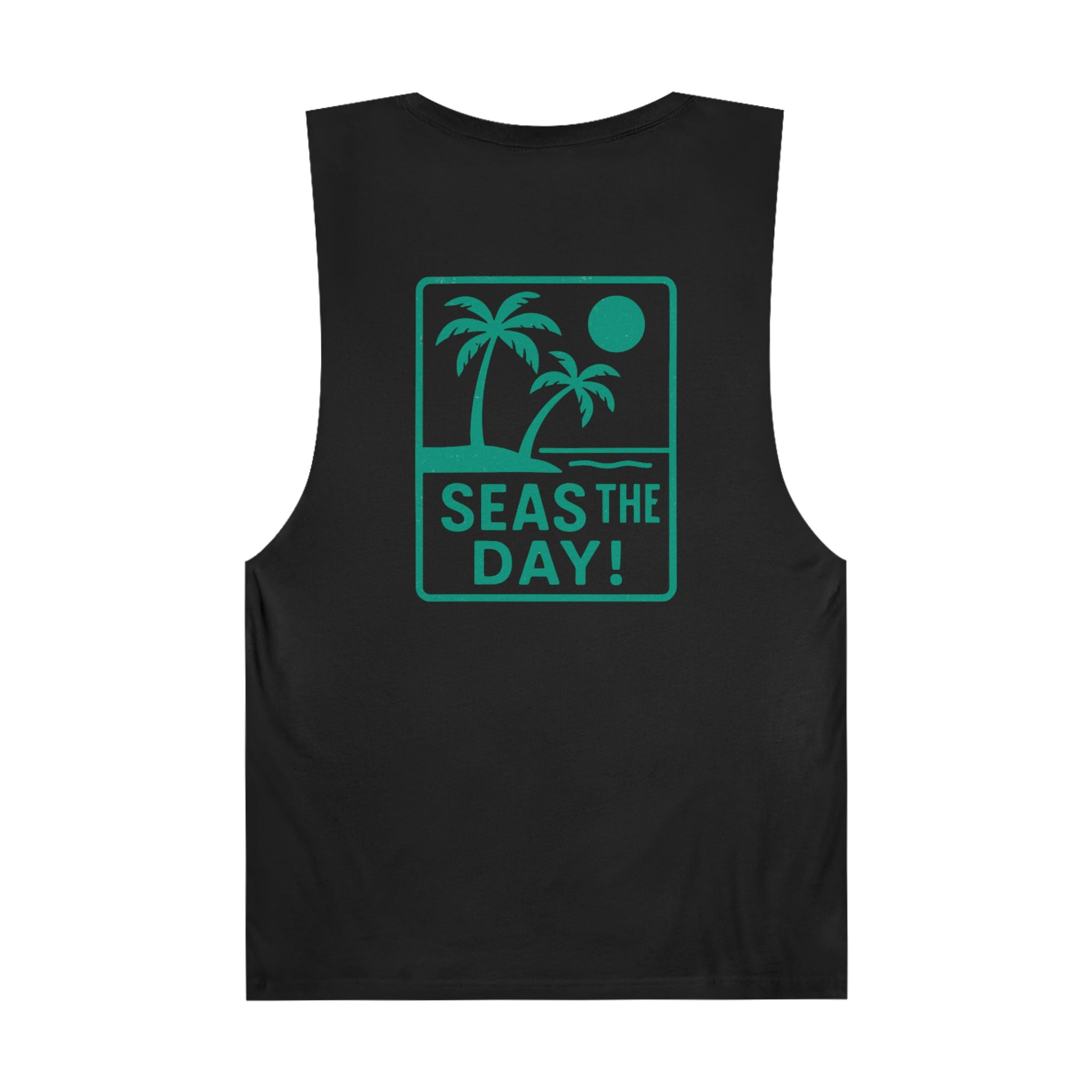 Tropic Beach 'Seas the Day' Chill Tank - Seafoam Green
