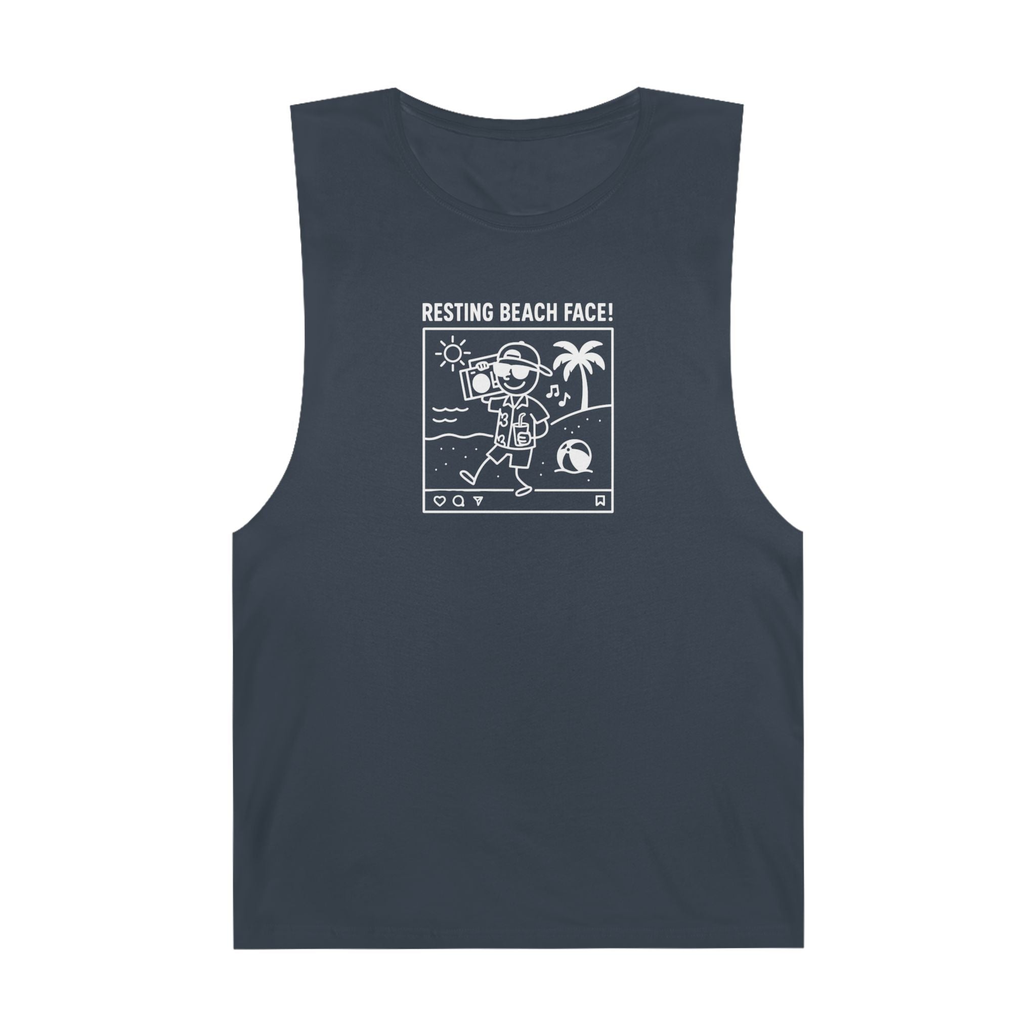 Resting Beach Face! Chill Tank - Boombox
