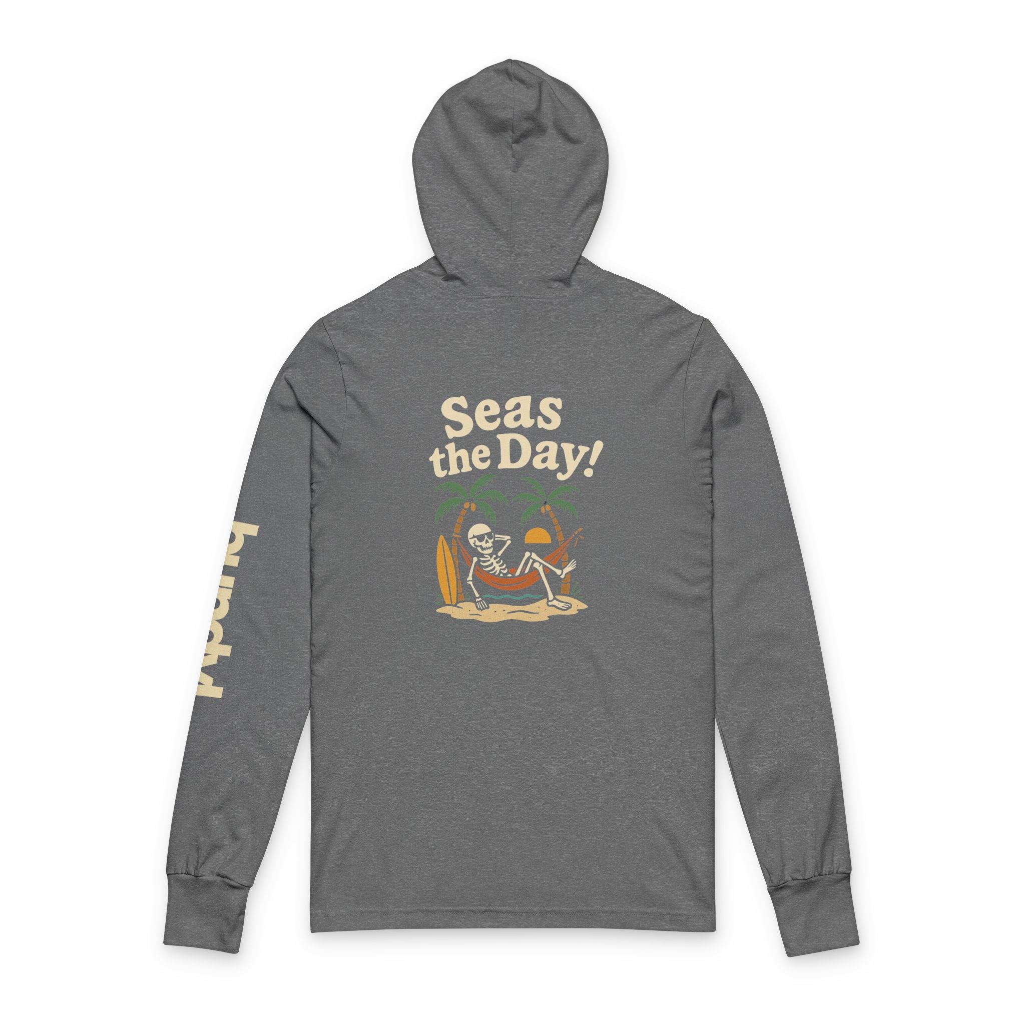 Skully 'Seas the Day' Long Sleeve Hooded Tee - Bold Front