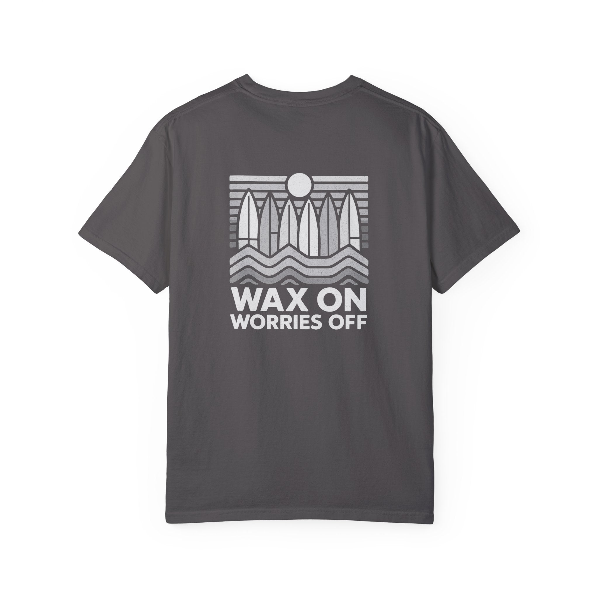 Boards Up 'Wax On' Relaxed Tee - Wave White