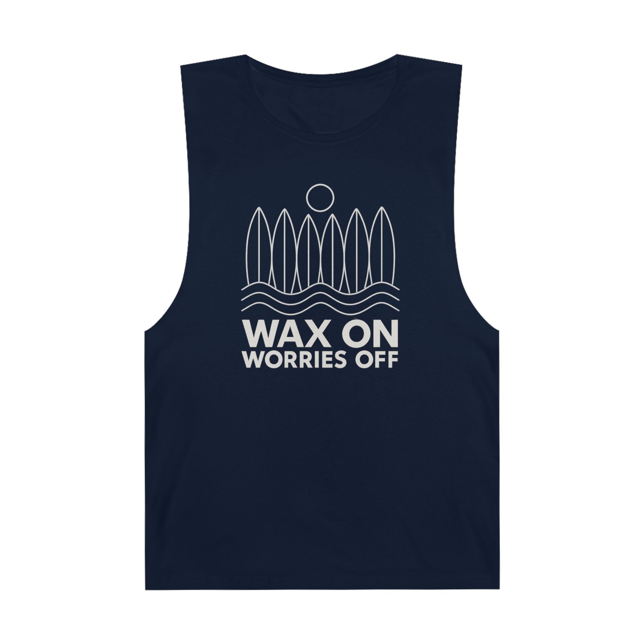 Boards Up 'Wax On' Chill Tank - White Outline