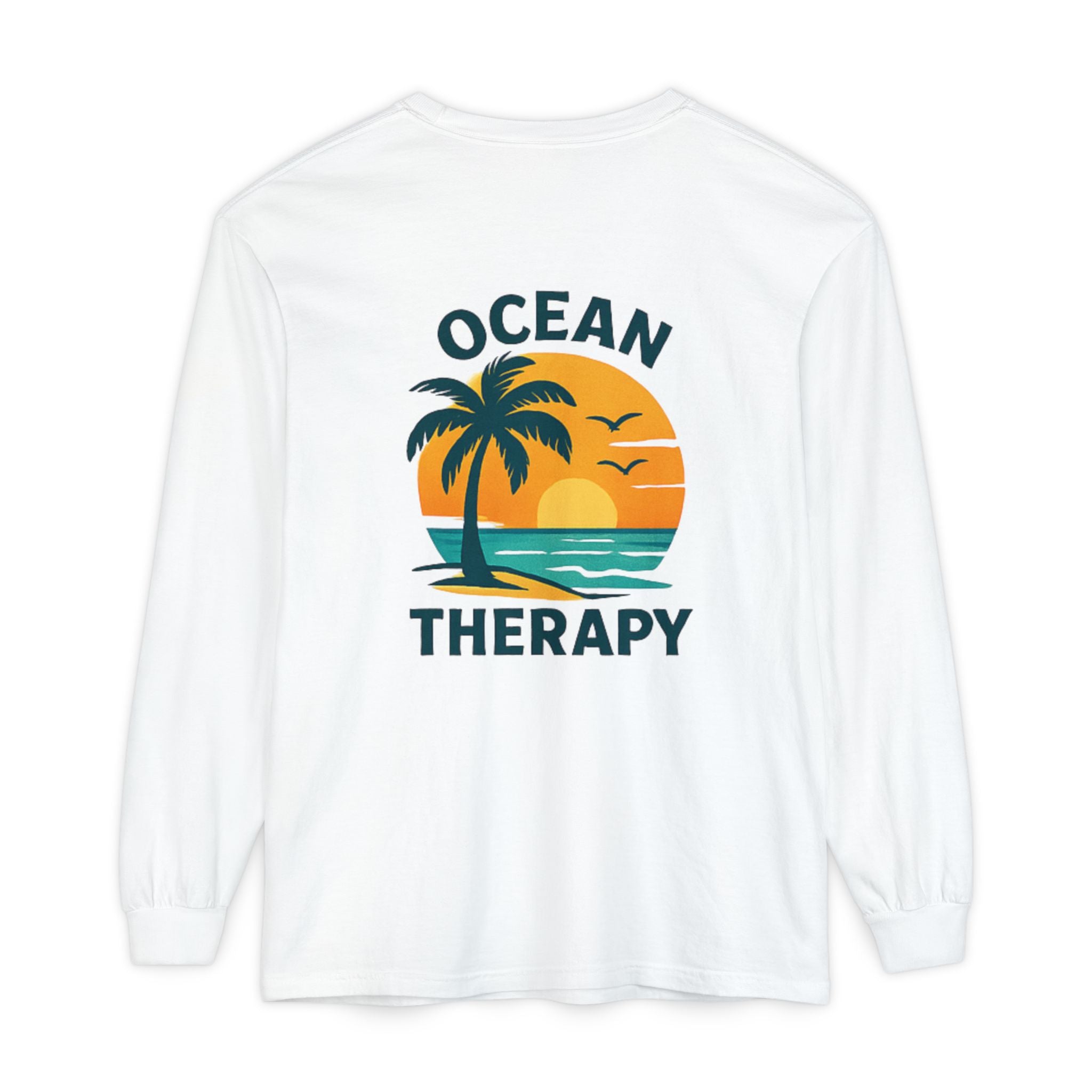 Ocean Therapy Long Sleeve Tee - Sand & Sea