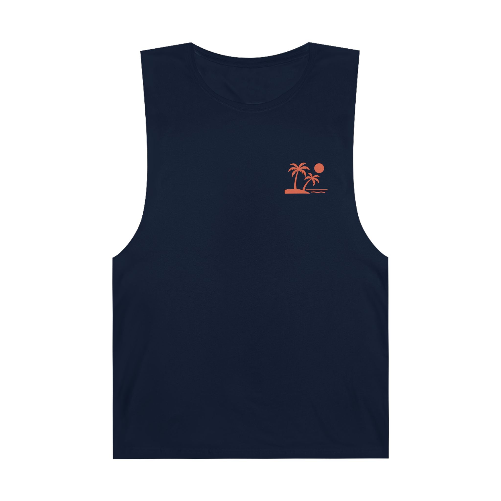 Tropic Beach 'Seas the Day' Chill Tank - Sunset Orange