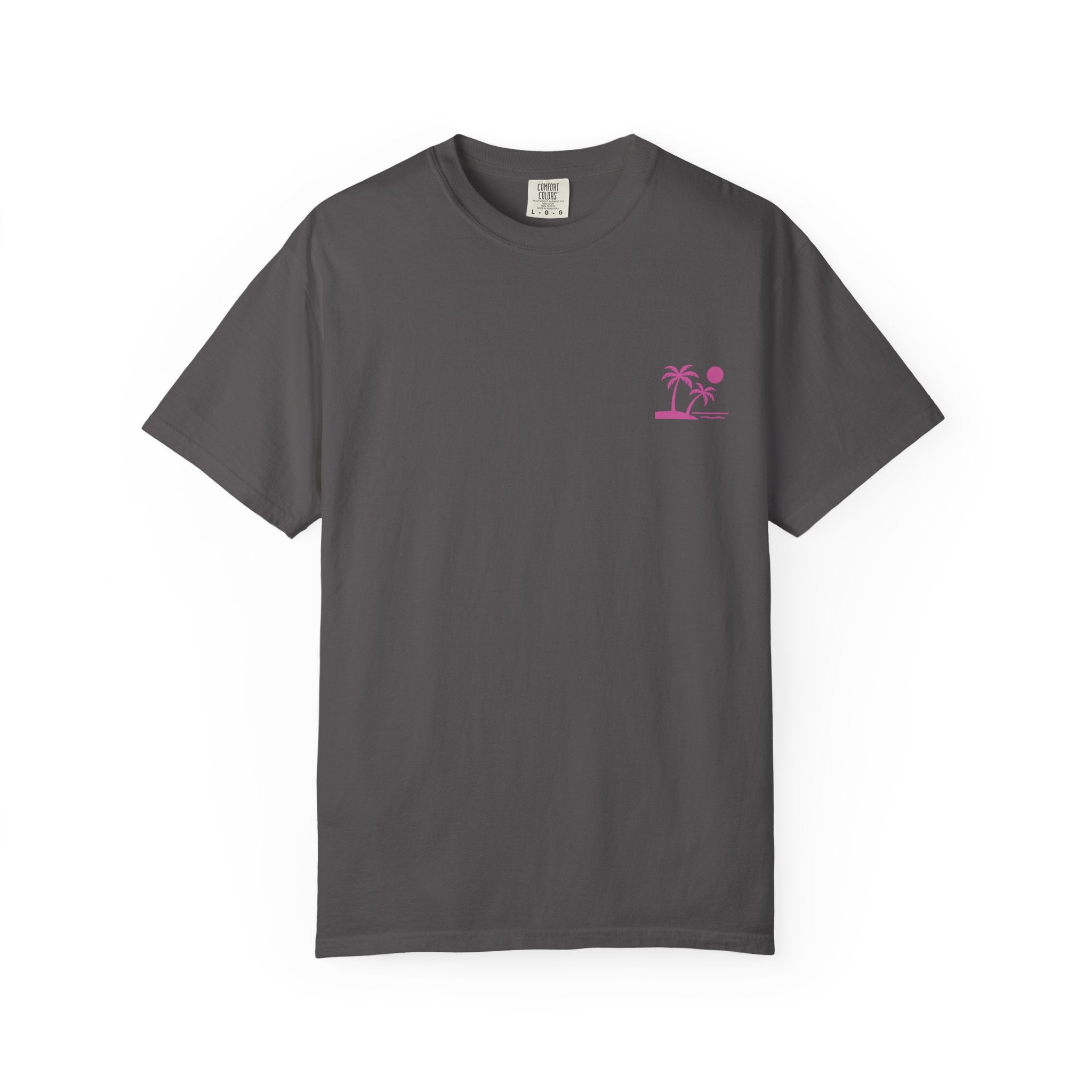 Tropic Beach 'Seas The Day' Relaxed Tee - Hot Summer Pink