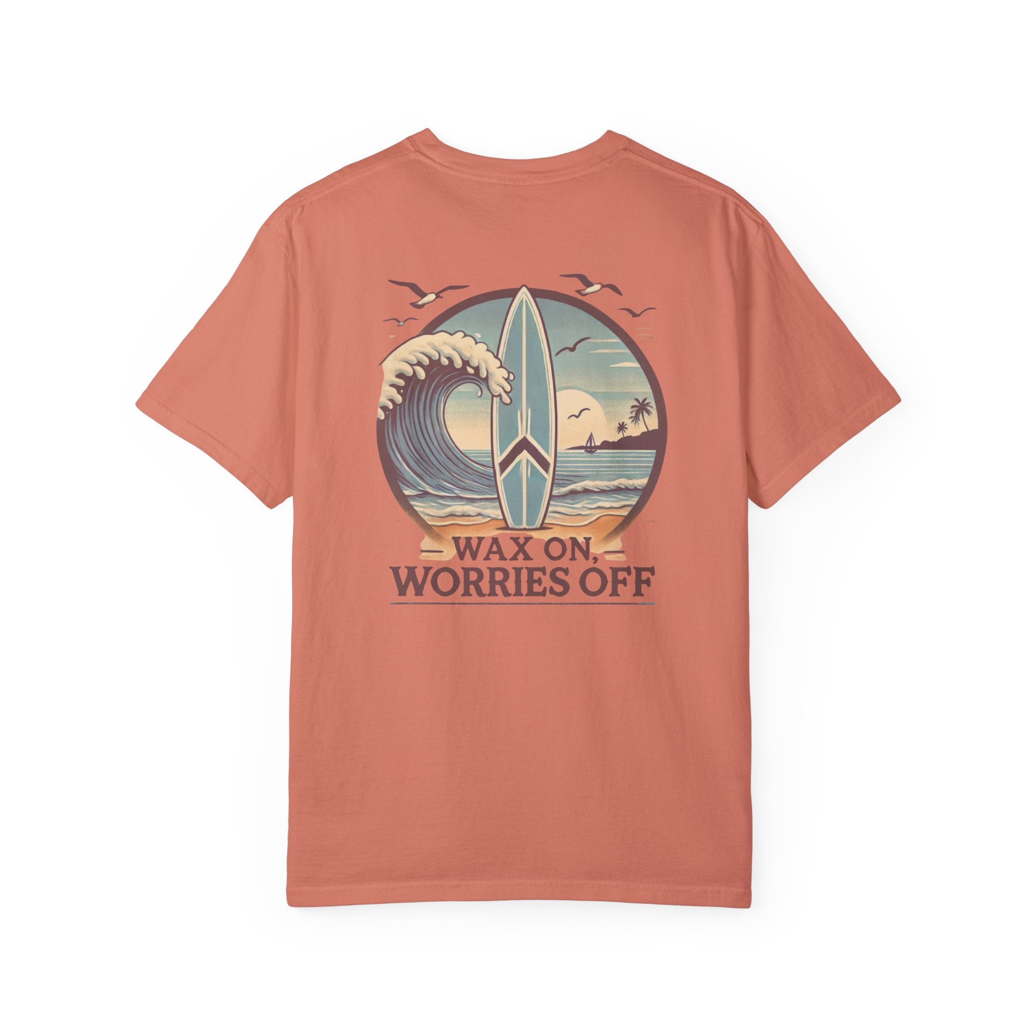 Wave Crest 'Wax On' Relaxed Tee - Acapulco Green