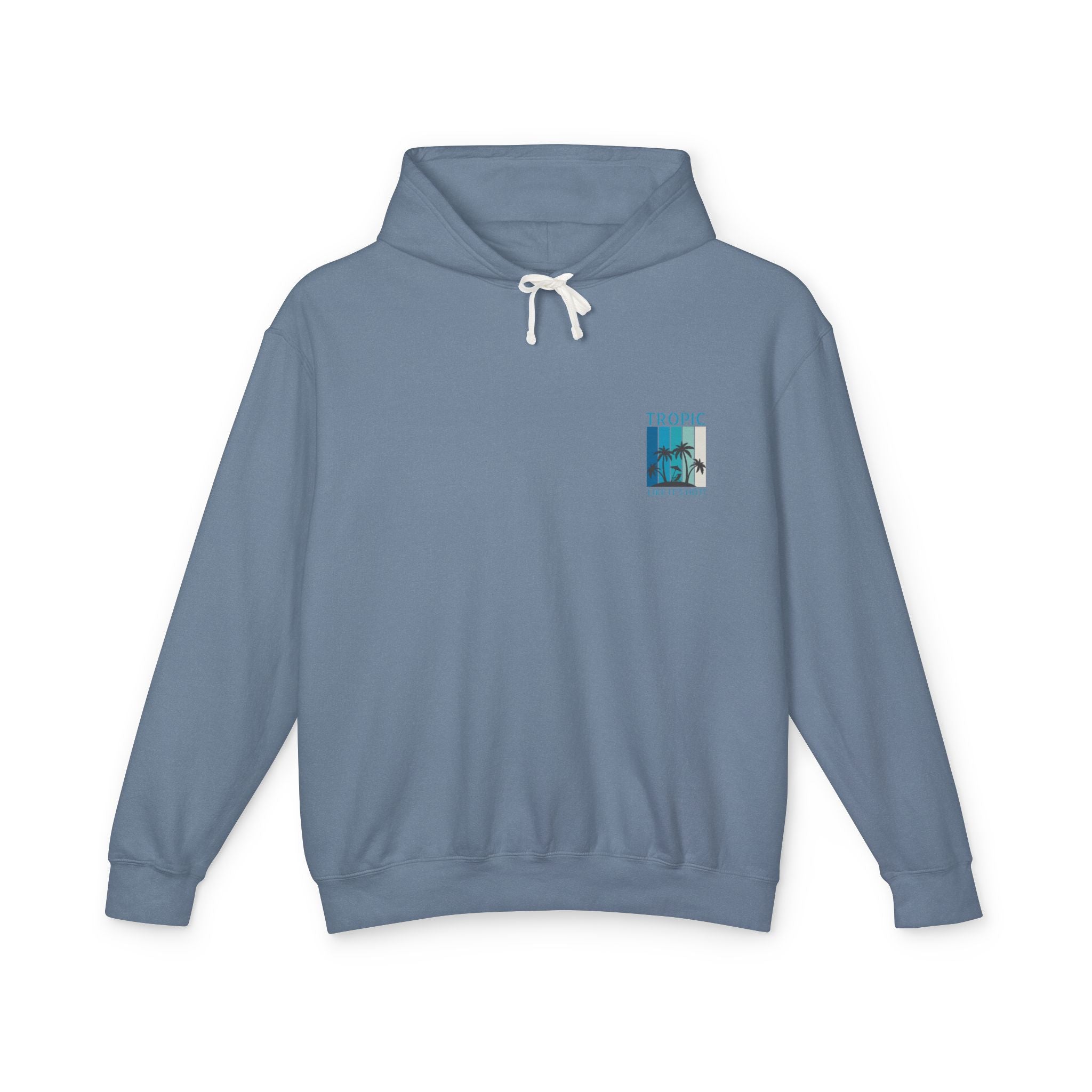 Tropic Panels Hoodie - Big Blue Sky