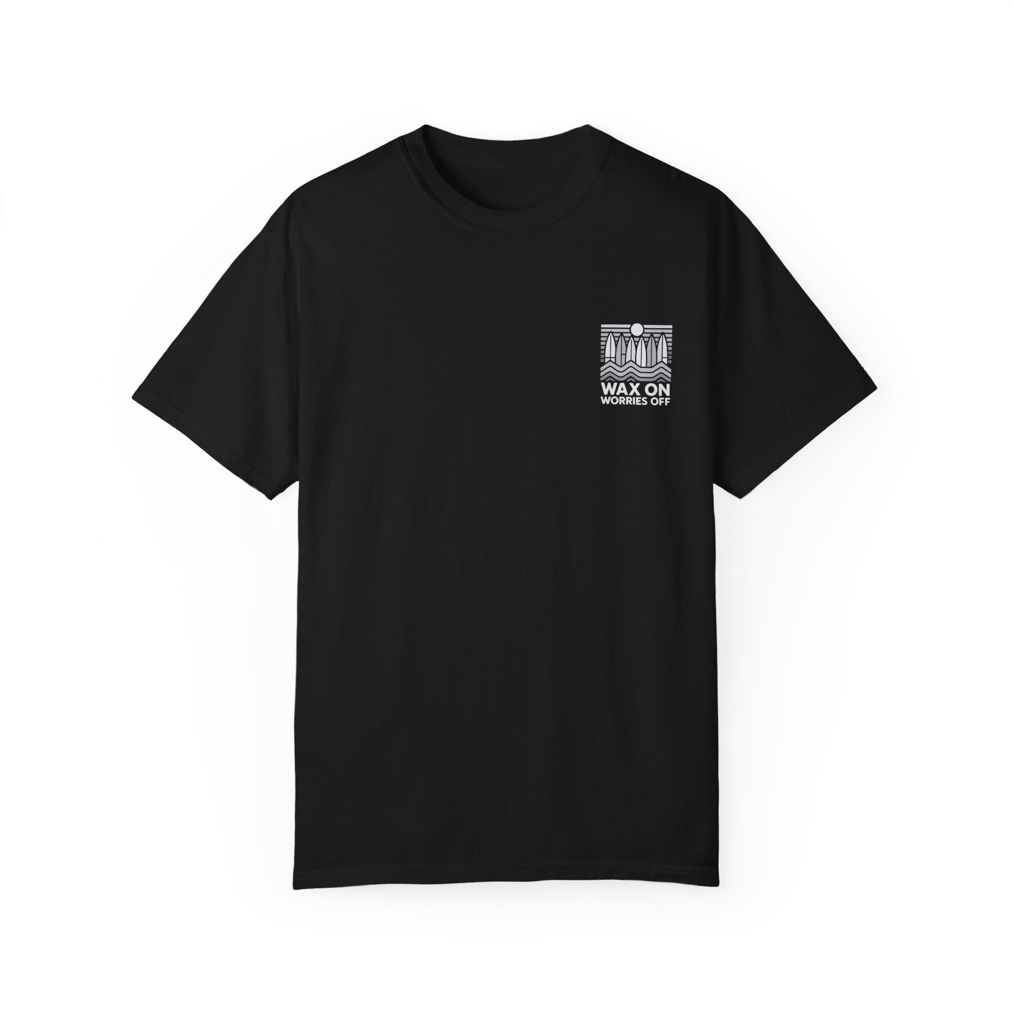 Boards Up 'Wax On' Relaxed Tee - Wave White