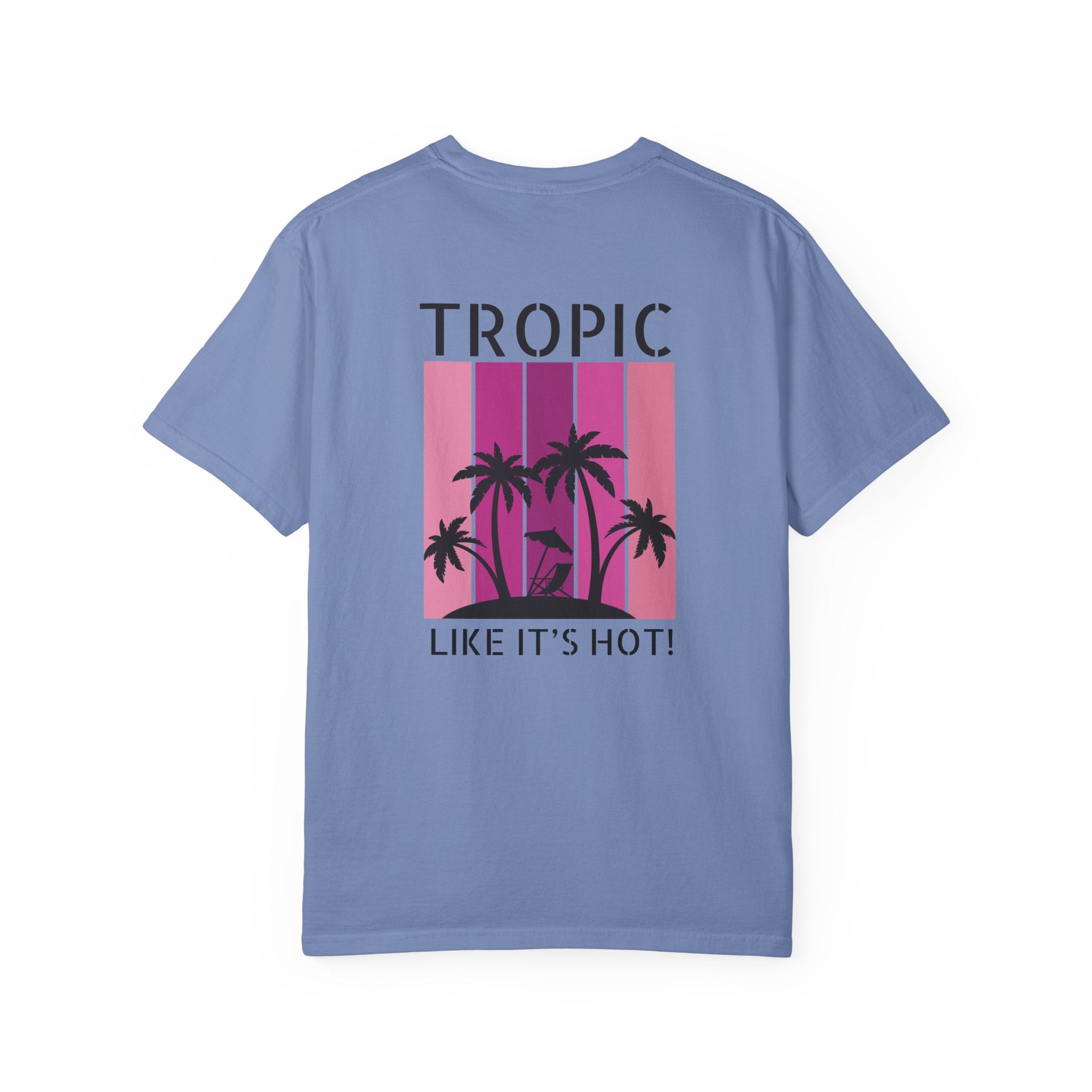 Tropic Panels Relaxed Tee - Hot Summer Pink
