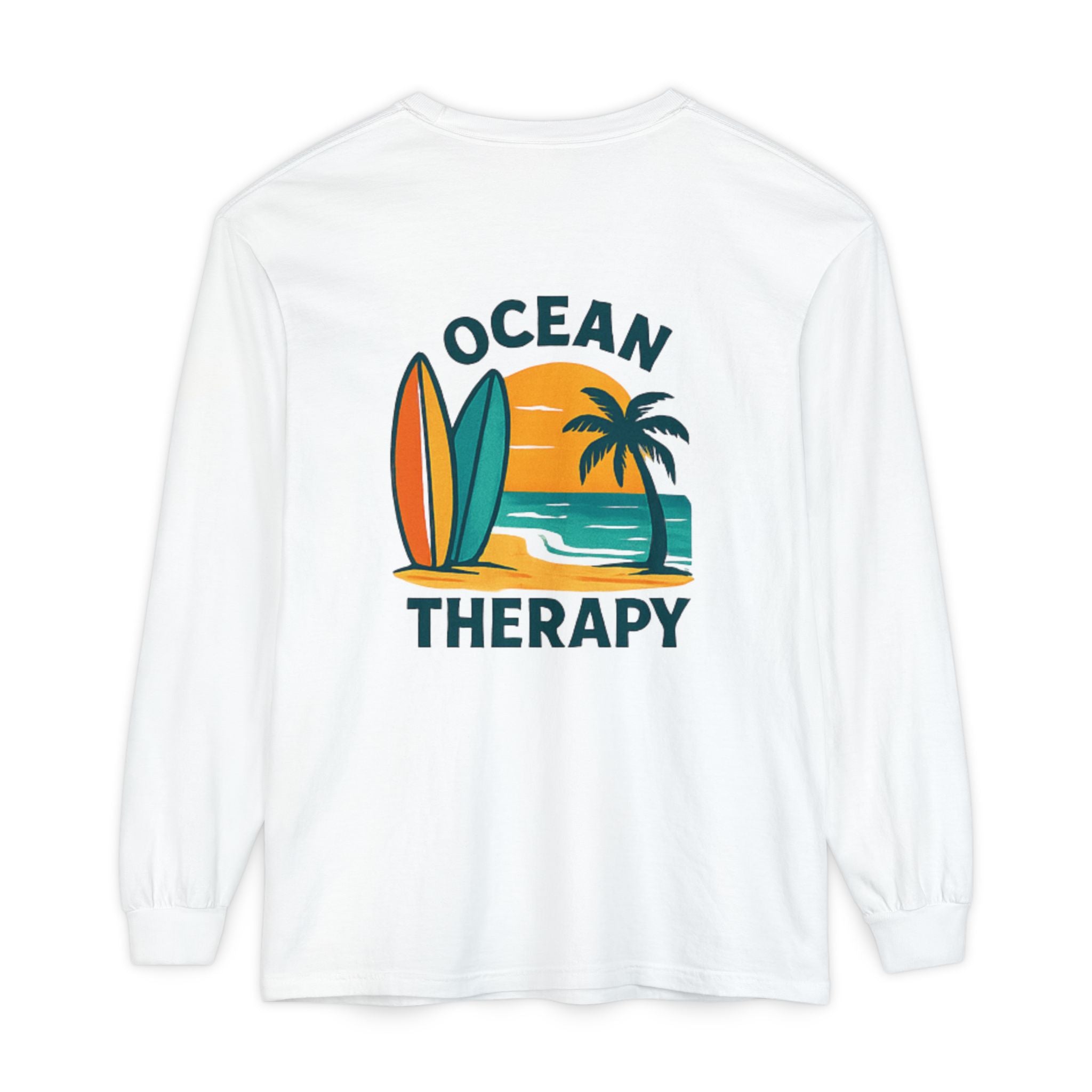 Ocean Therapy Long Sleeve Tee - Boards Up
