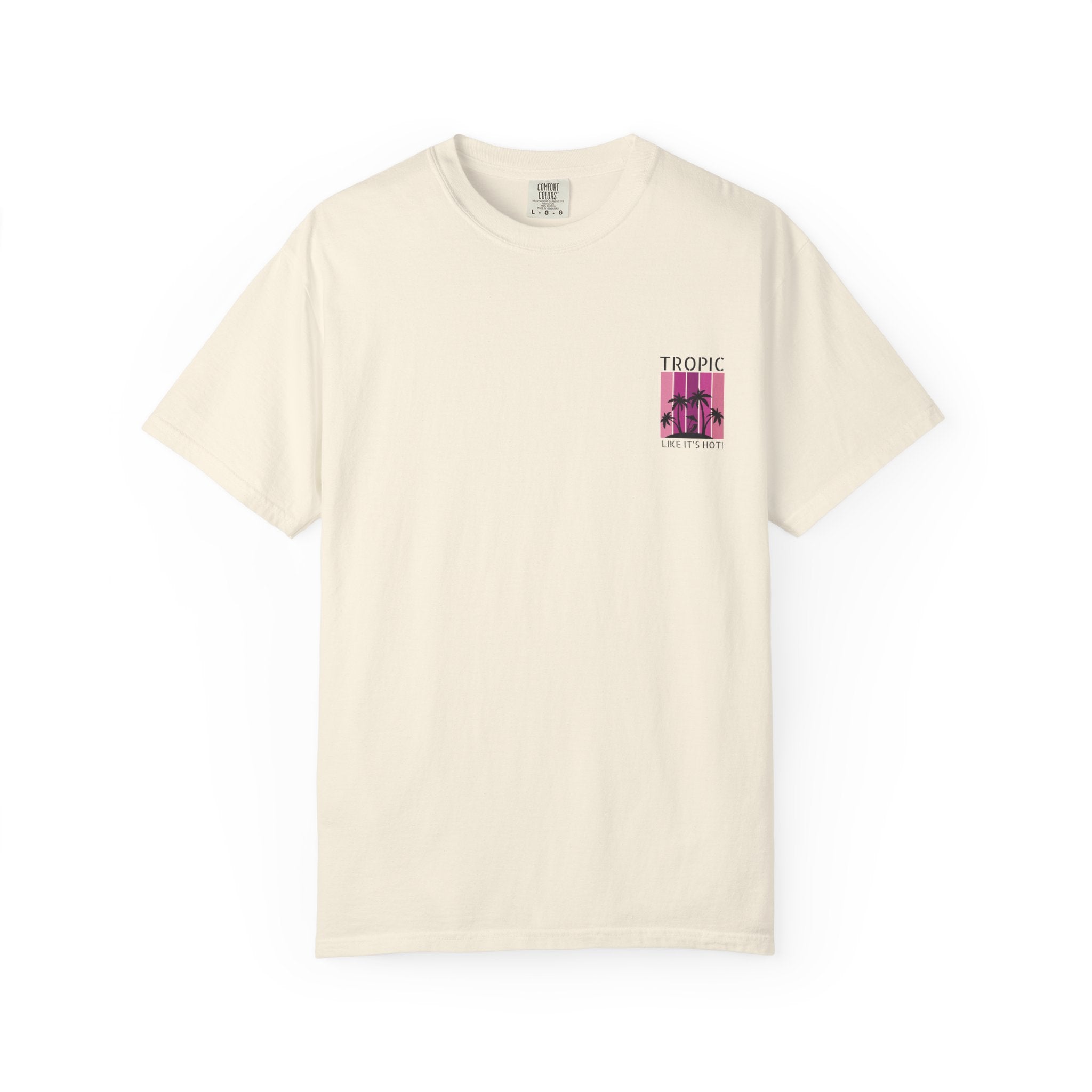 Tropic Panels Relaxed Tee - Hot Summer Pink