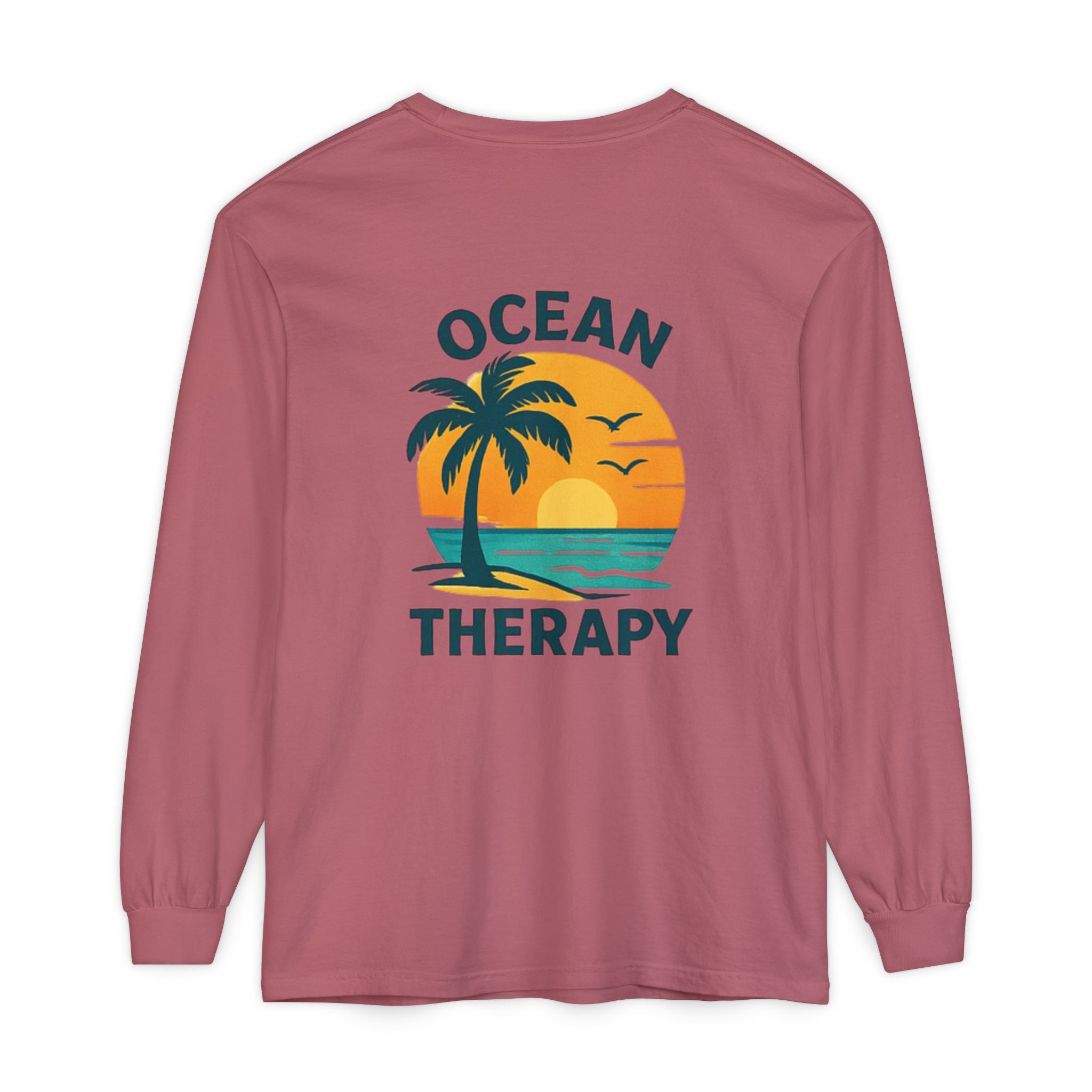Ocean Therapy Long Sleeve Tee - Sand & Sea