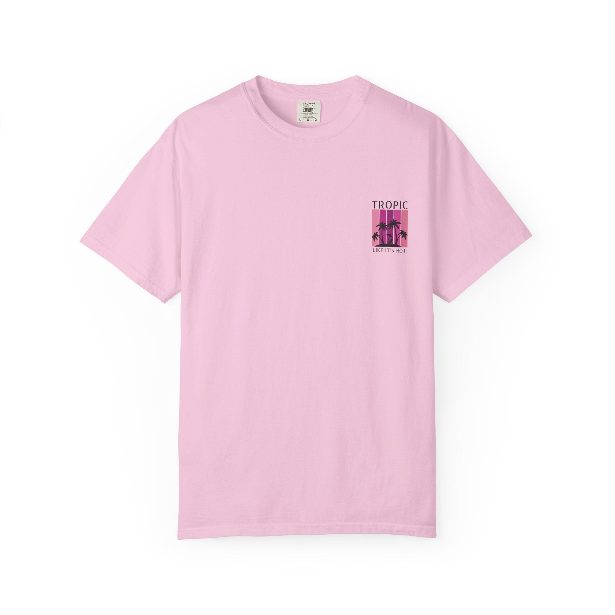 Tropic Panels Relaxed Tee - Hot Summer Pink