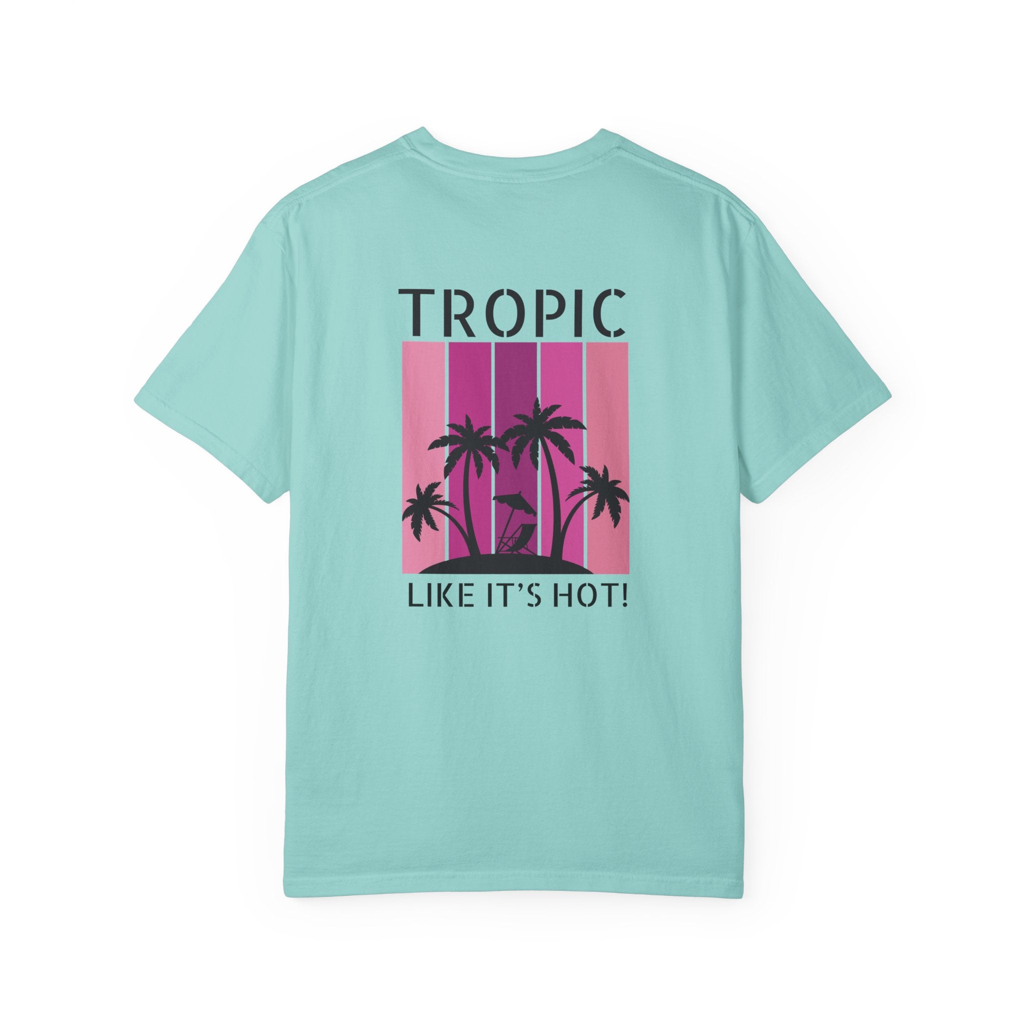 Tropic Panels Relaxed Tee - Hot Summer Pink