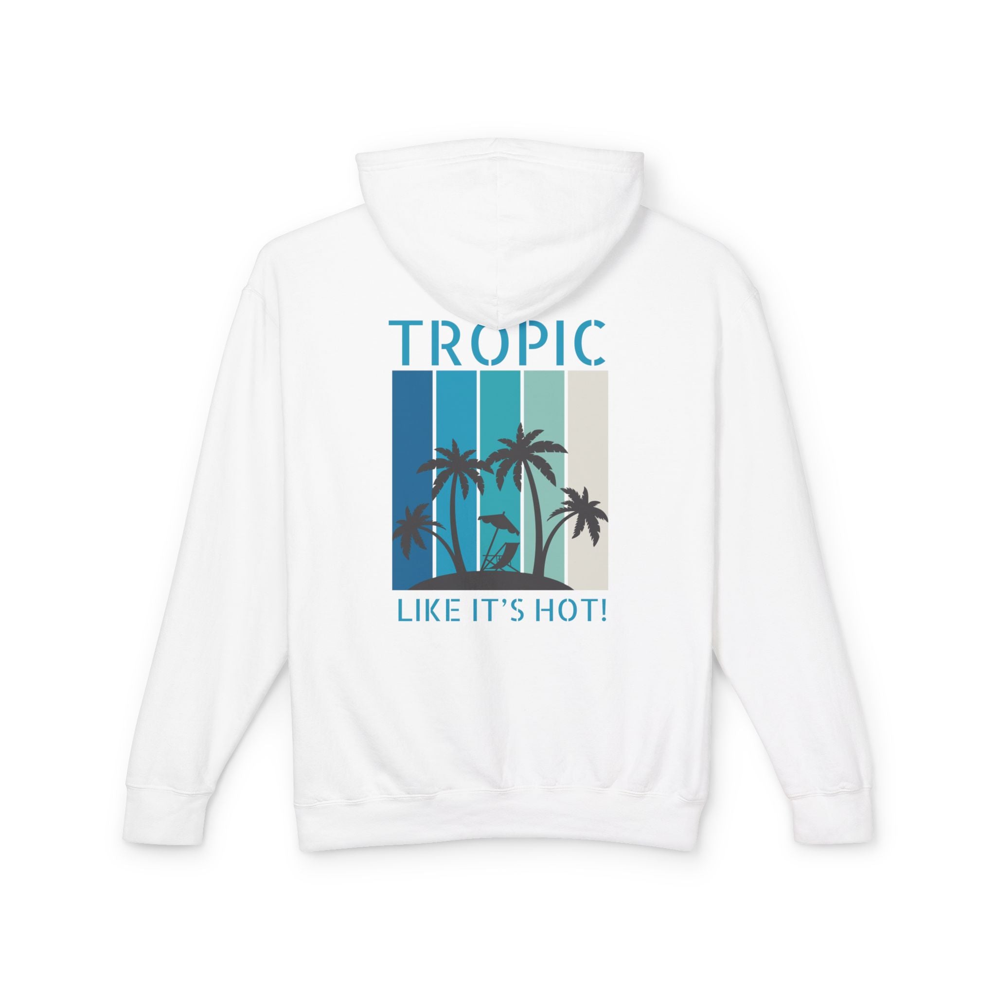 Tropic Panels Hoodie - Big Blue Sky