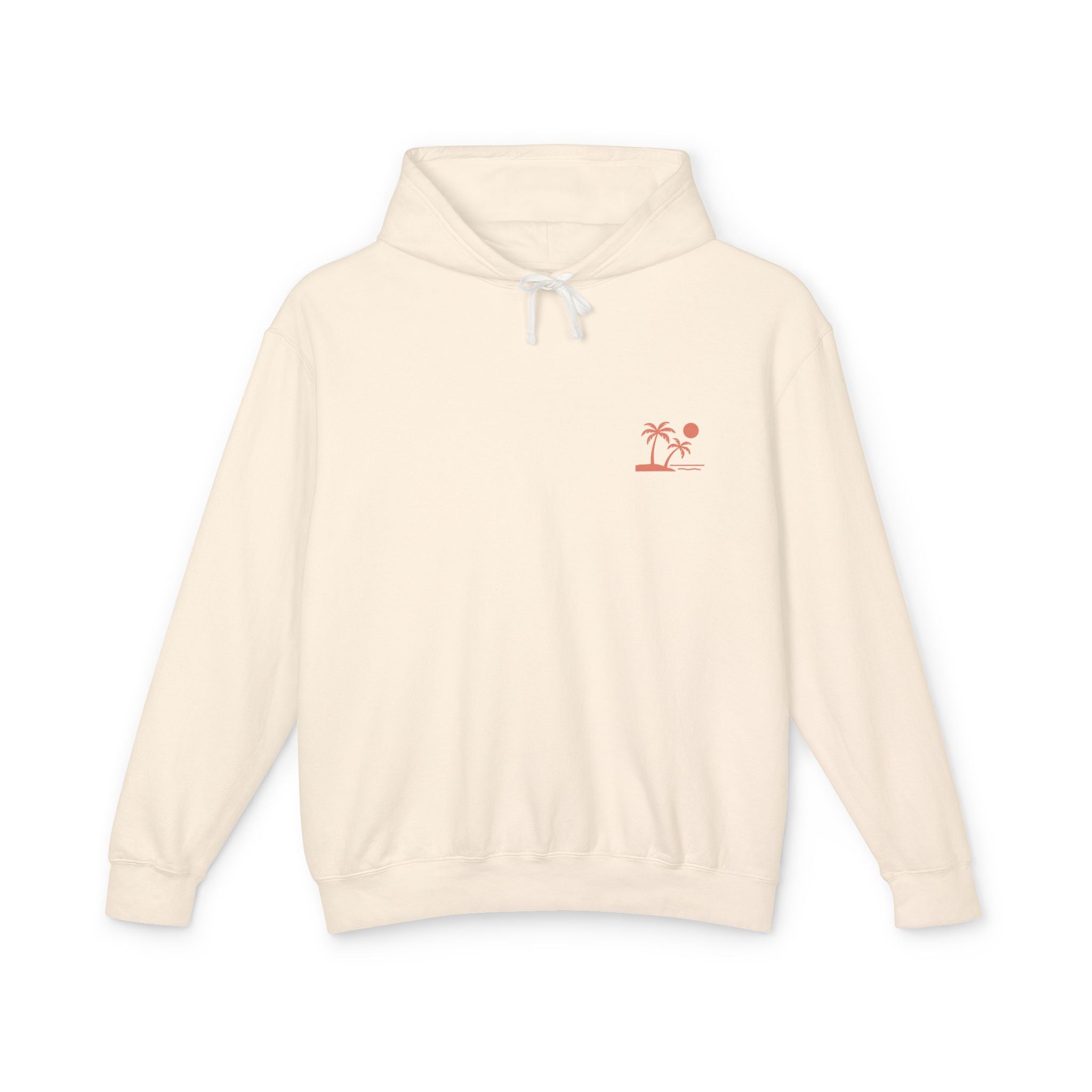 Tropic Beach 'Seas the Day' Hoodie - Sunset Orange