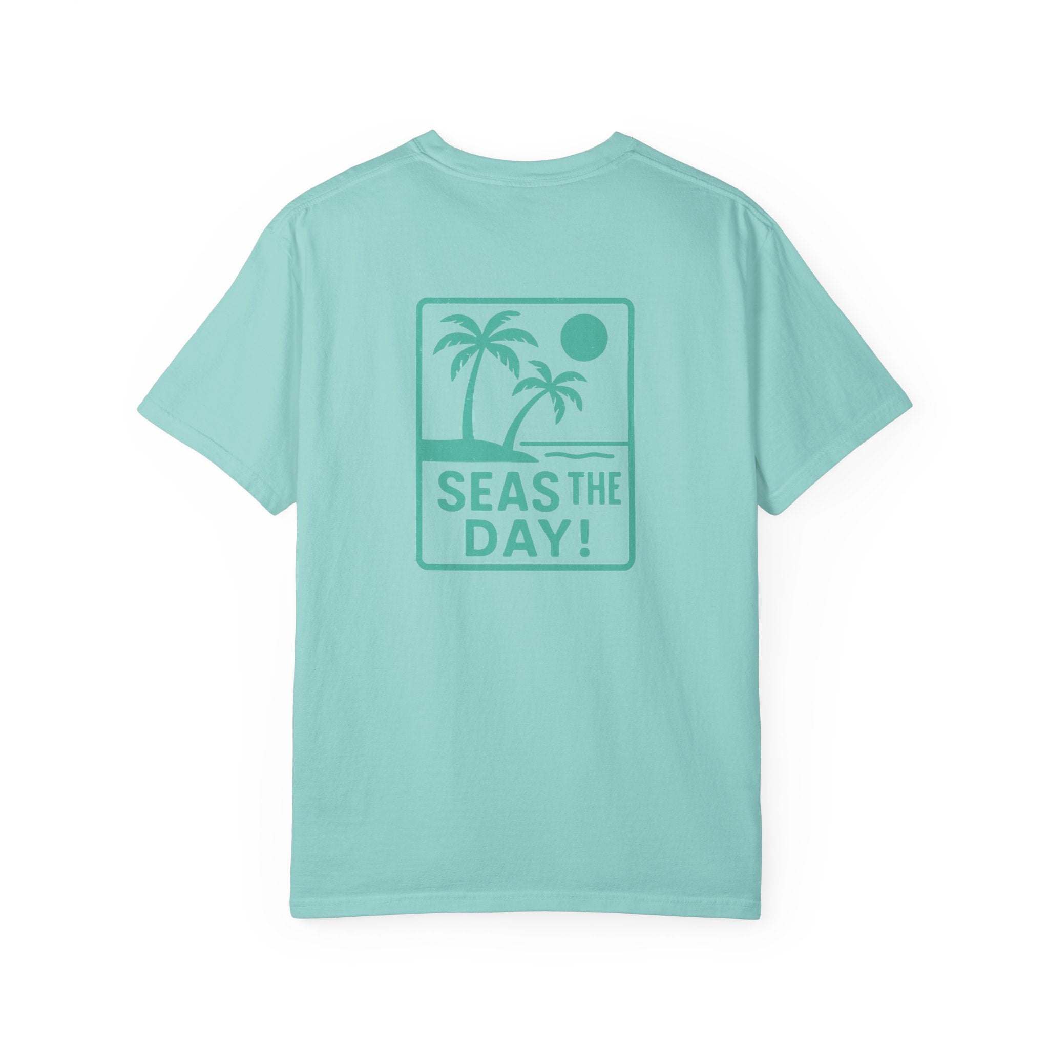 Tropic Beach 'Seas the Day' Relaxed Tee - Seafoam Green