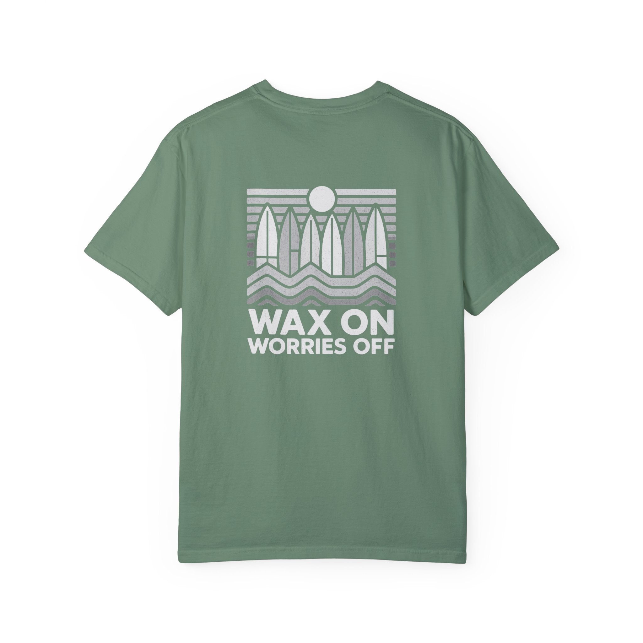 Boards Up 'Wax On' Relaxed Tee - Wave White