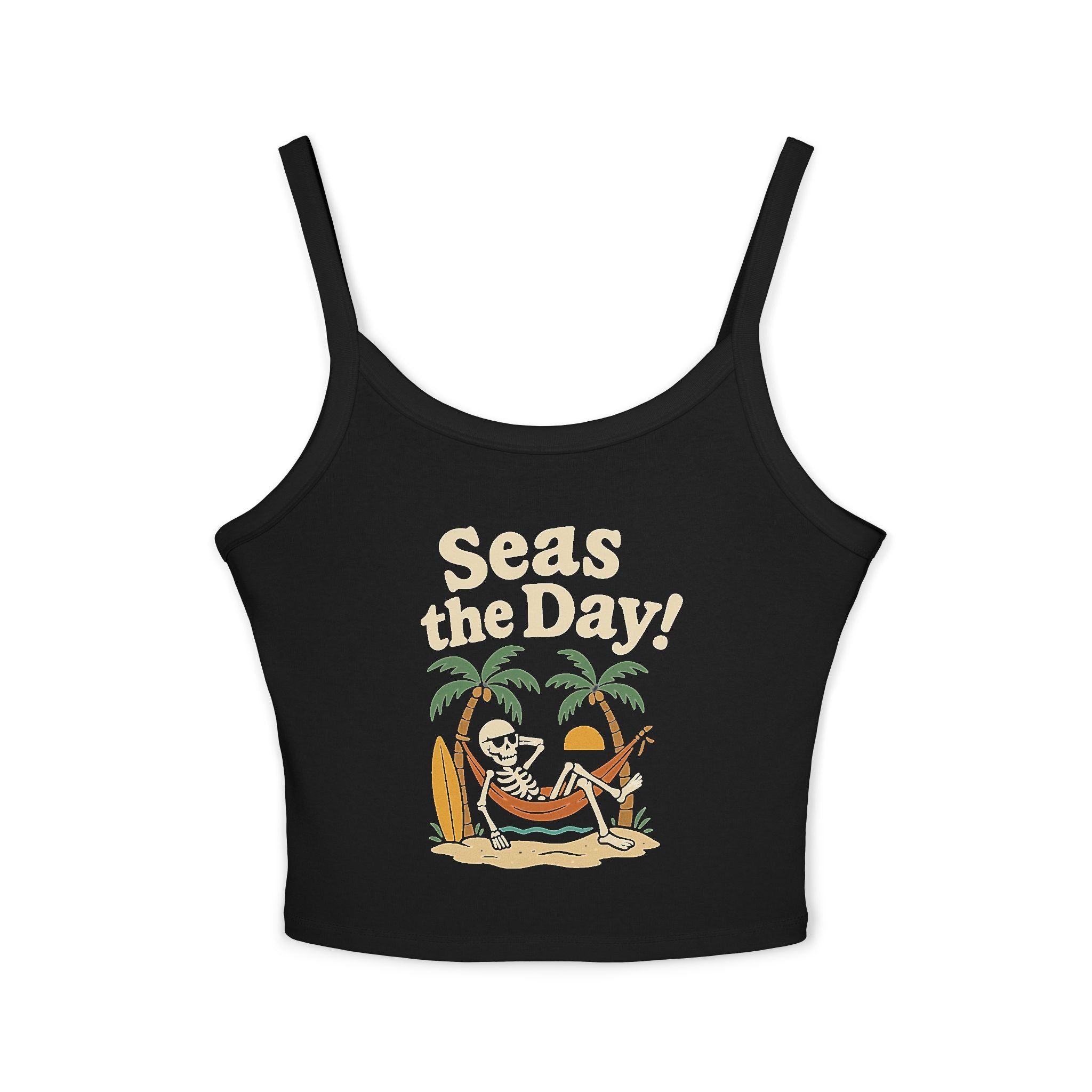 Skully 'Seas the Day' Spaghetti Strap Tank